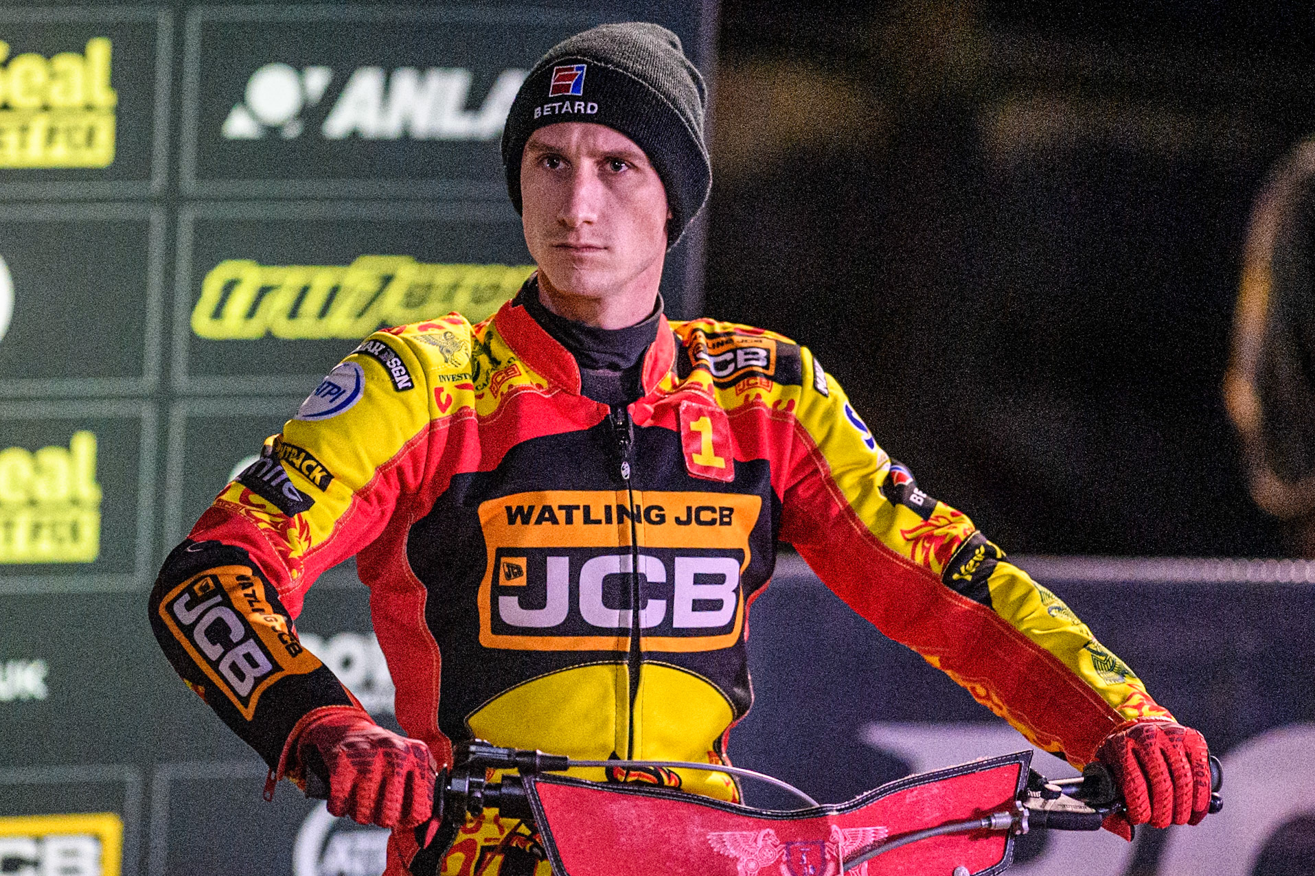 Leicester Lions' Max Fricke during the Rowe Motor Oil Premiership Grand Final 2nd Leg between Leicester Lions and Belle Vue Aces at the Pidcock Motorcycles Arena, Leicester on Thursday 26th September 2024. (Photo: Ian Charles | MI News)
