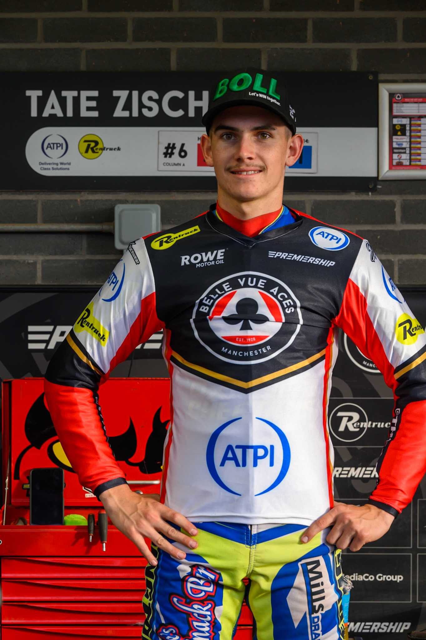Mitch McDiarmid, Guest Rider for Belle Vue Aces during the Rowe Motor Oil Premiership match between Belle Vue Aces and Leicester Lions at the National Speedway Stadium, Manchester on Monday 3rd August 2026. (Photo: Ian Charles | MI News)