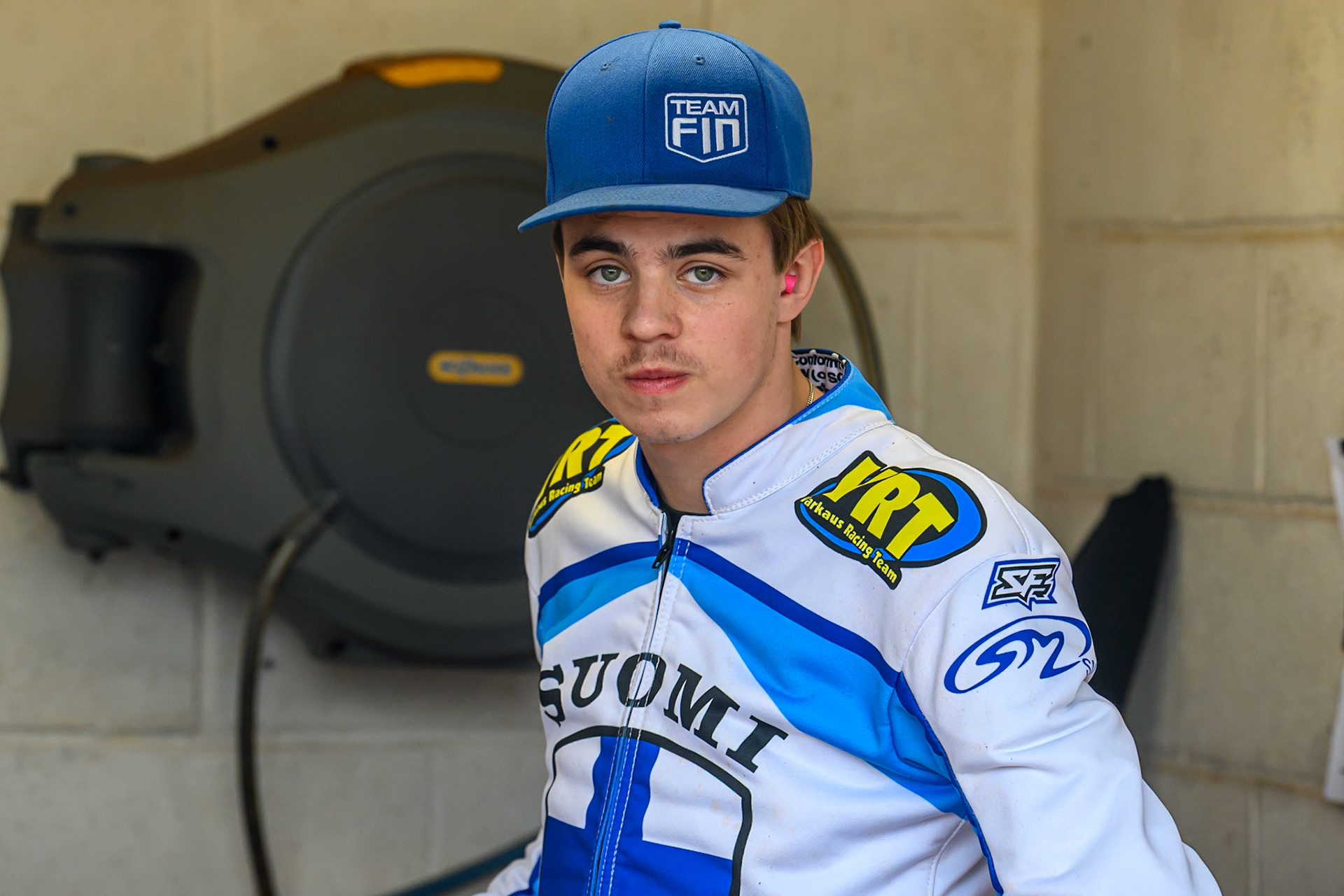 Otto Raak of Finland during the FIM SGP2 Qualifying Round at the Peugeot Ashfield Stadium in Glasgow on Saturday 24th May 2025. (Photo: Ian Charles | MI News)