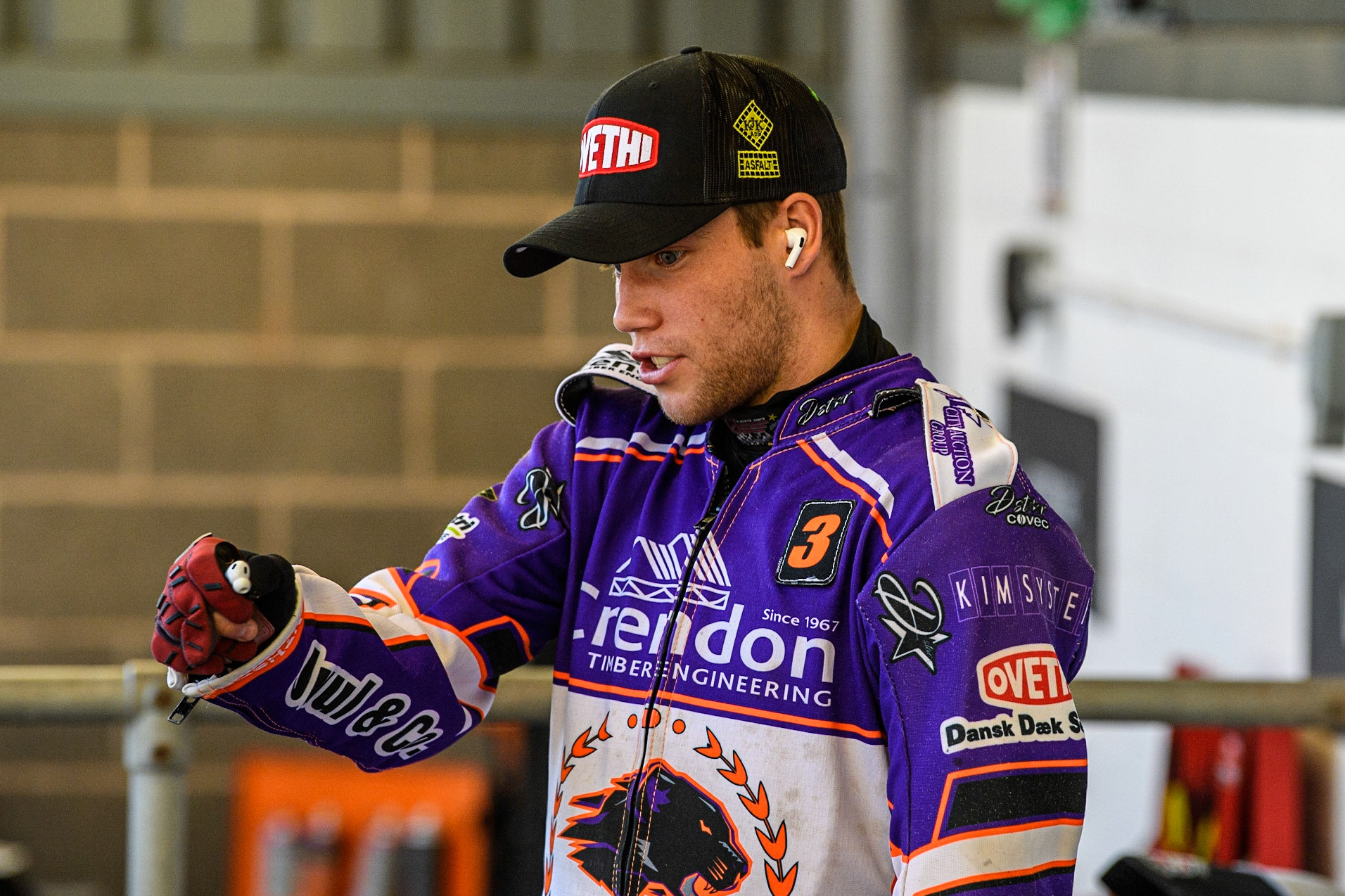 Benjamin Basso - Peterborough Crendon Panthers during the Sports Insure Premiership match between Belle Vue Aces and Peterborough at the National Speedway Stadium, Manchester on Monday 19th June 2023. (Photo: Ian Charles | MI News)