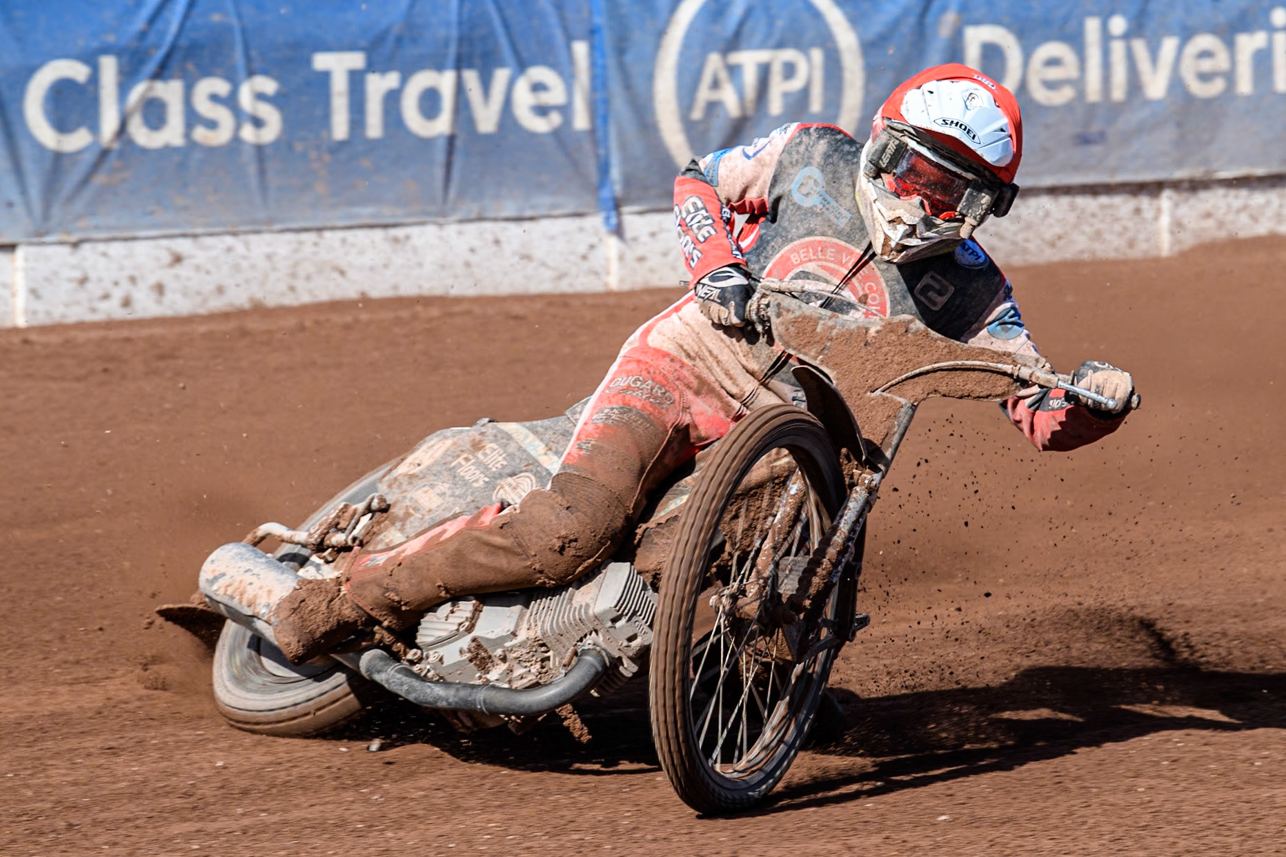 Belle Vue Colts' Chad Wirtzfeld in action for Belle Vue Cool Running Colts during the WSRA National Development League match between Belle Vue Colts and Leicester Lion Cubs at the National Speedway Stadium, Manchester on Friday 29th March 2024. (Photo: Ian Charles | MI News)