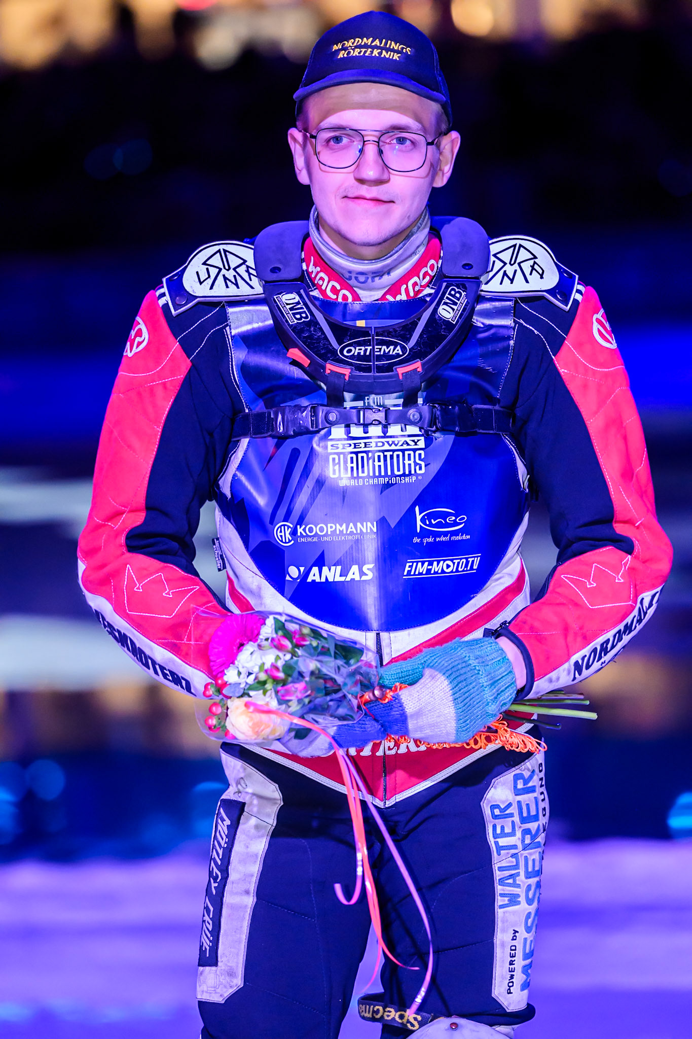 Ove Ledström (97) of Sweden during the FIM Ice Speedway Gladiators World Championship Final 3 at Ice Rink Thialf, Heerenveen on Saturday 11th April 2026. (Photo: Ian Charles | MI News)
