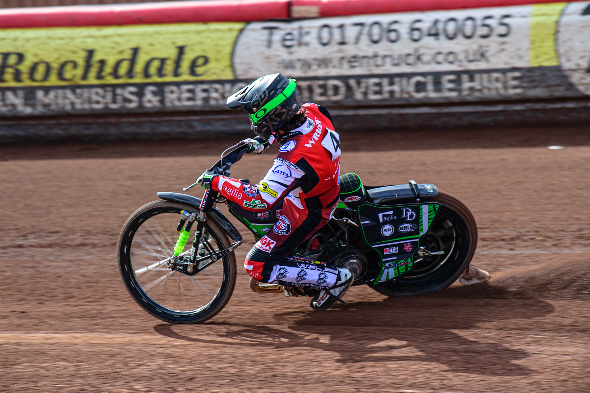 MANCHESTER, UK. MAR 14TH Charles Wright in action during the Belle Vue Speedway Media Day at the National Speedway Stadium, Manchester on Monday 14th March 2022. (Credit: Ian Charles | MI News)