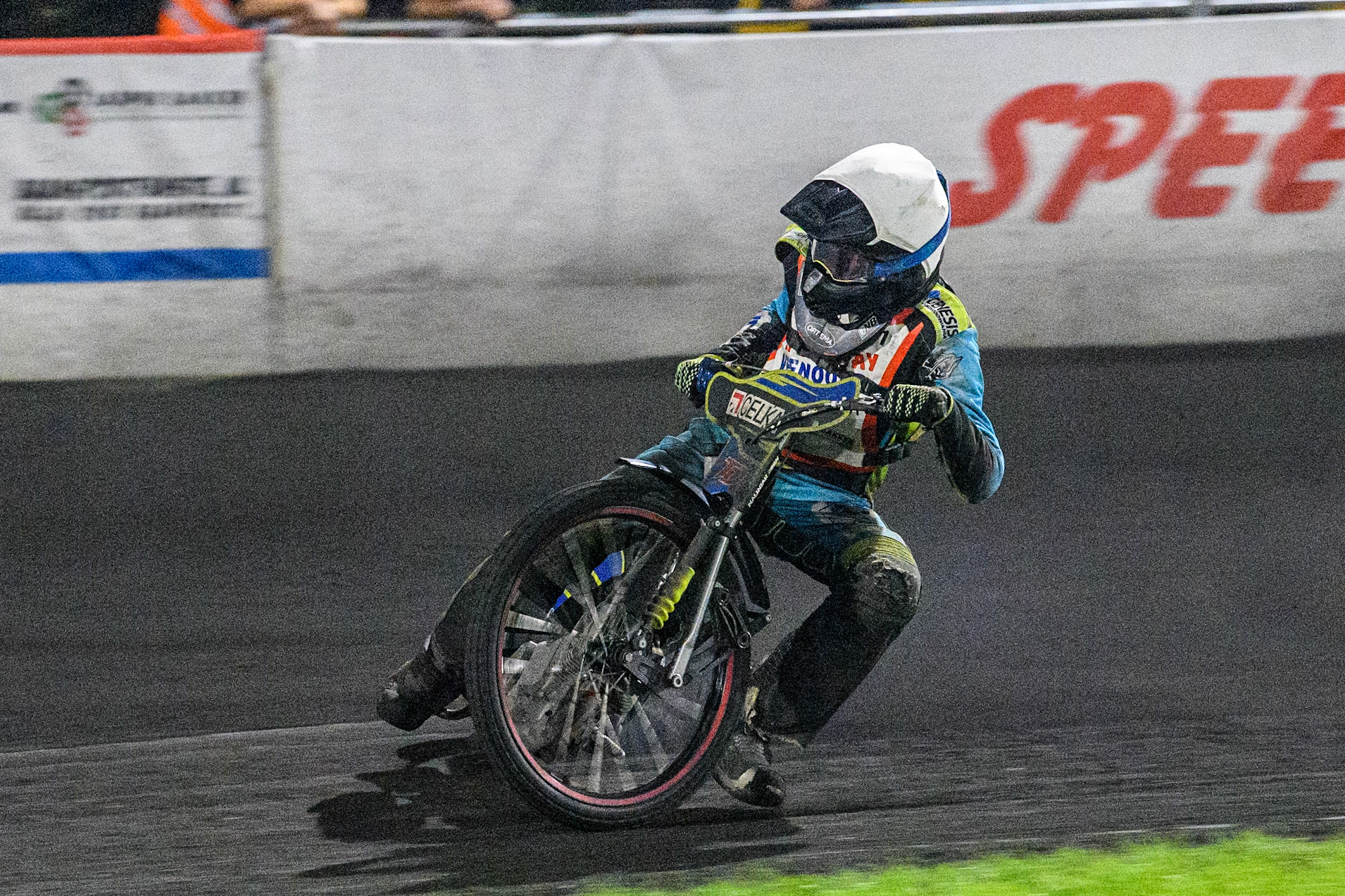 Jakub Oleksiak of Poland in action during the Golden JOPA Helmet at Sportpark Veenoord, Veenoord, Netherlands on Saturday 21st September 2024. (Photo: Ian Charles | MI News)