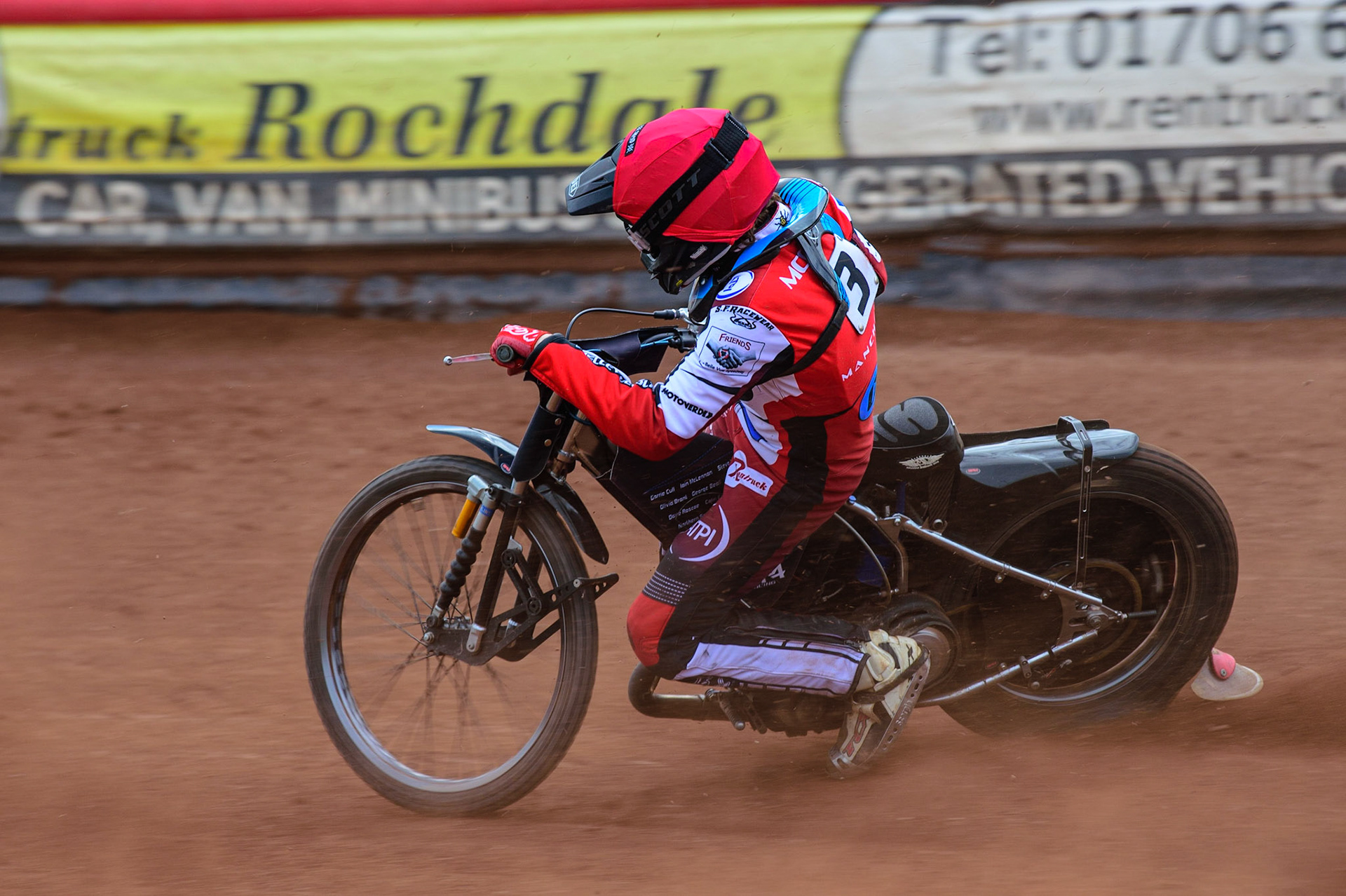 MANCHESTER, UK.  JUN 3RD  Harry McGurk  in action  for Belle Vue Cool Running Colts  during the National Development League match between Belle Vue Colts and Oxford Chargers at the National Speedway Stadium, Manchester on Friday 3rd June 2022. (Credit: Ian Charles | MI News)