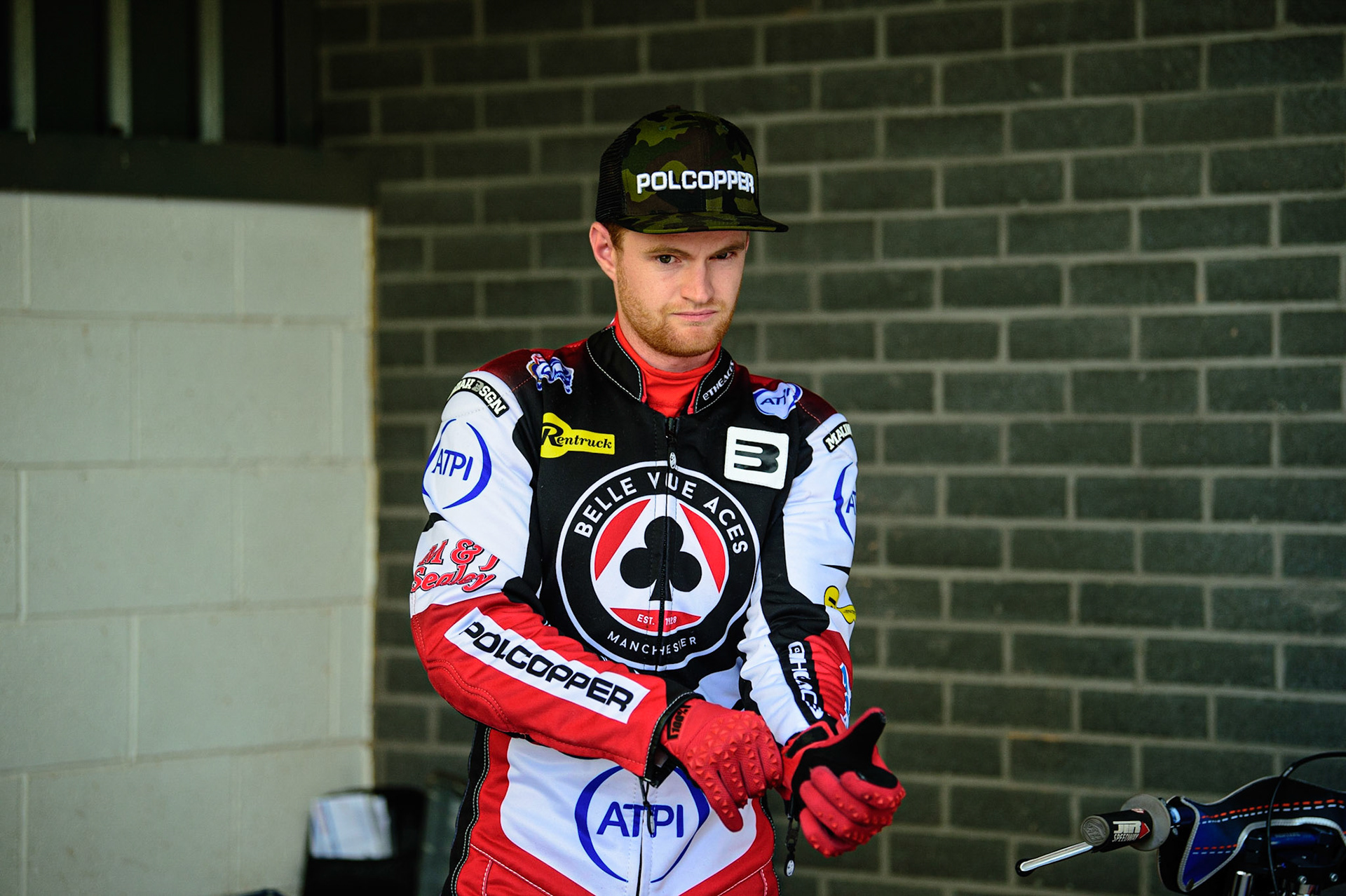 MANCHESTER UK Brady Kurtz  - Belle Vue ATPI Aces   during the SGB Premiership match between Belle Vue Aces and King's Lynn Stars at the National Speedway Stadium, Manchester on Monday 11th July 2022. (Credit: Ian Charles | MI News)