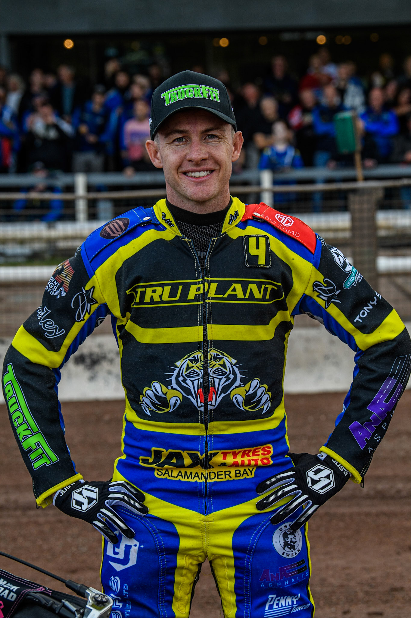 Josh Pickering - Sheffield TruPlant Tigers during the Sports Insure Premiership match between Sheffield Tigers and Belle Vue Aces at Owlerton Stadium, Sheffield on Thursday 20th July 2023. (Photo: Ian Charles | MI News)