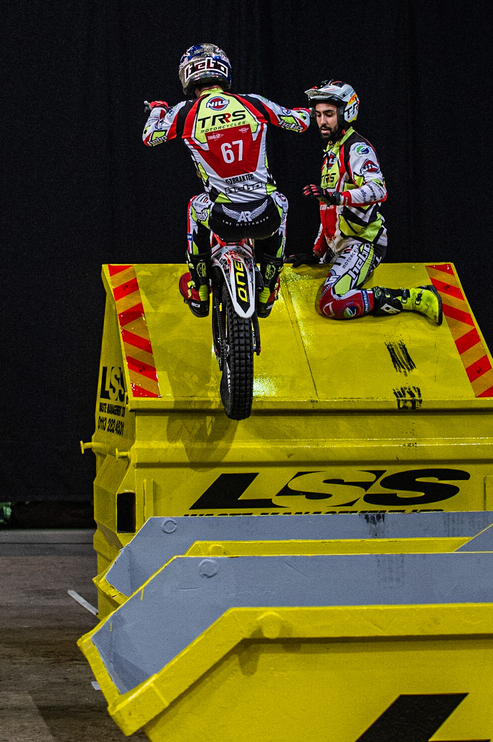 SHEFFIELD, ENGLAND  - DECEMBER 28TH   Adam Raga, Spain (TRRS) on Section 6 during the 25th Anniversary Sheffield Indoor Trial at the FlyDSA Arena, Sheffield on Saturday 28th December 2019. (Credit: Ian Charles | MI News)