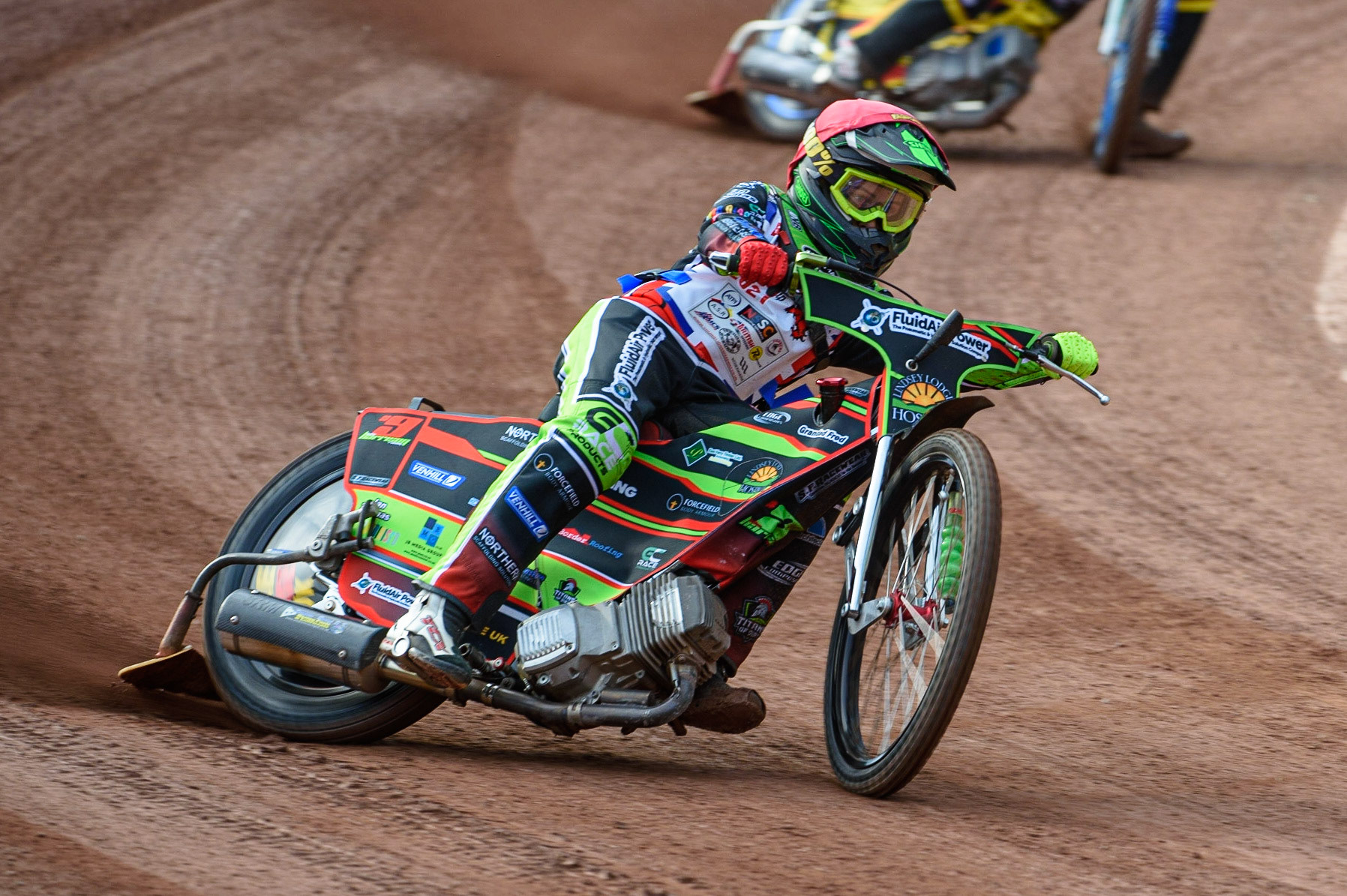 MANCHESTER, UK. MAY 28TH   Luke Harrison in action  during the British Junior Championship at the National Speedway Stadium, Manchester on Friday 28th May 2021. (Credit: Ian Charles | MI News)