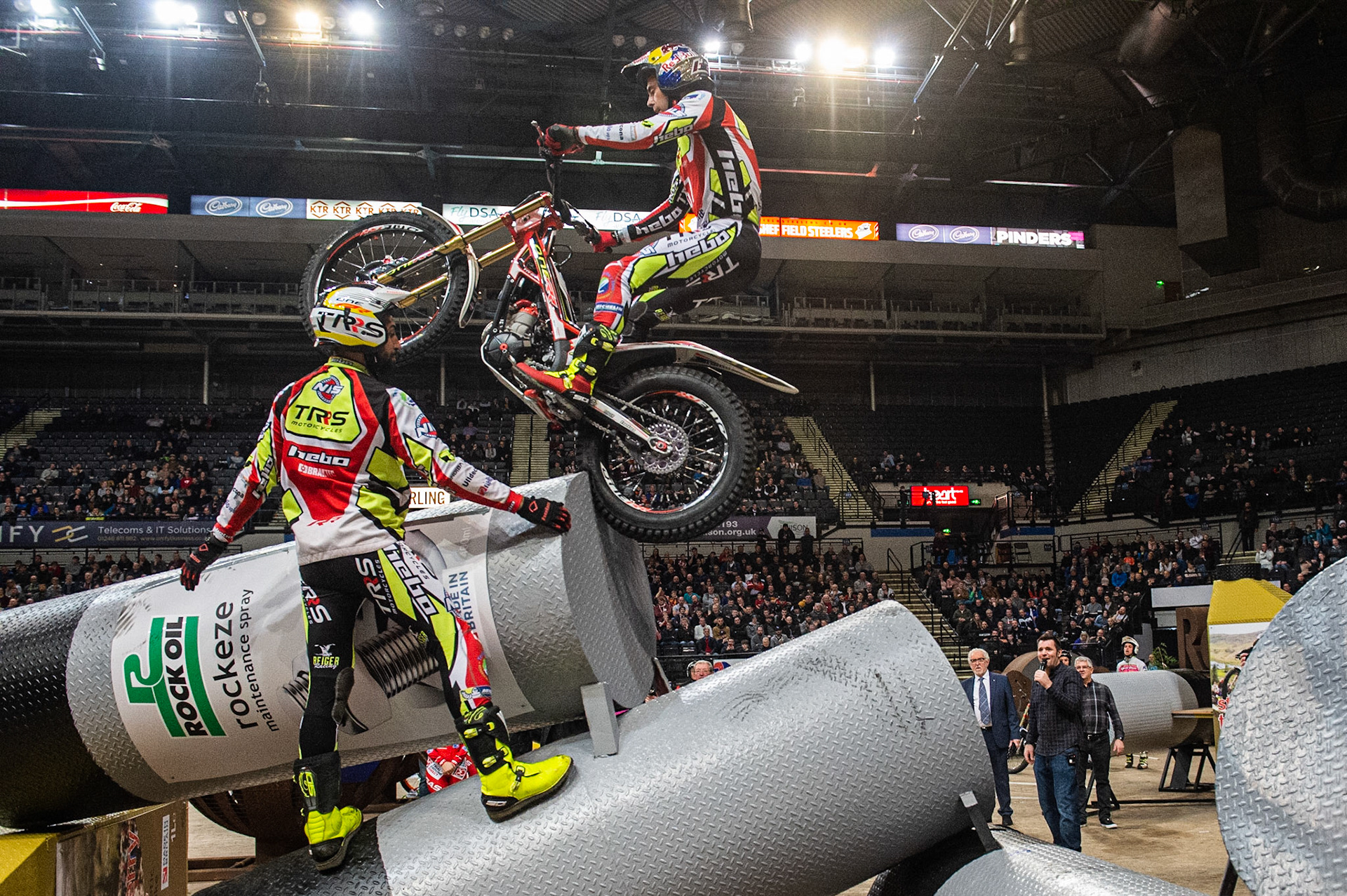SHEFFIELD, ENGLAND  - DECEMBER 28TH  Adam Raga, Spain (TRRS) on Section 3 in the Final  during the 25th Anniversary Sheffield Indoor Trial at the FlyDSA Arena, Sheffield on Saturday 28th December 2019. (Credit: Ian Charles | MI News)