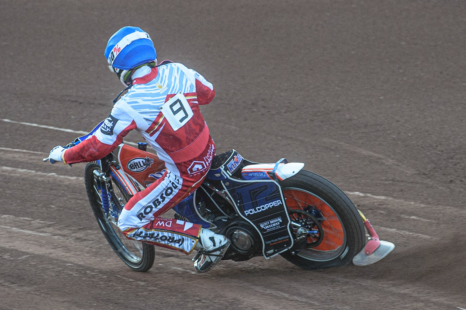 GLASGOW, UK. JUNE 19TH.  Tobiasz Musielak (Poland) in action  during the FIM Speedway Grand Prix Qualifying Round at the Peugeot Ashfield Stadium, Glasgow on Saturday 19th June 2021. (Credit: Ian Charles | MI News)
