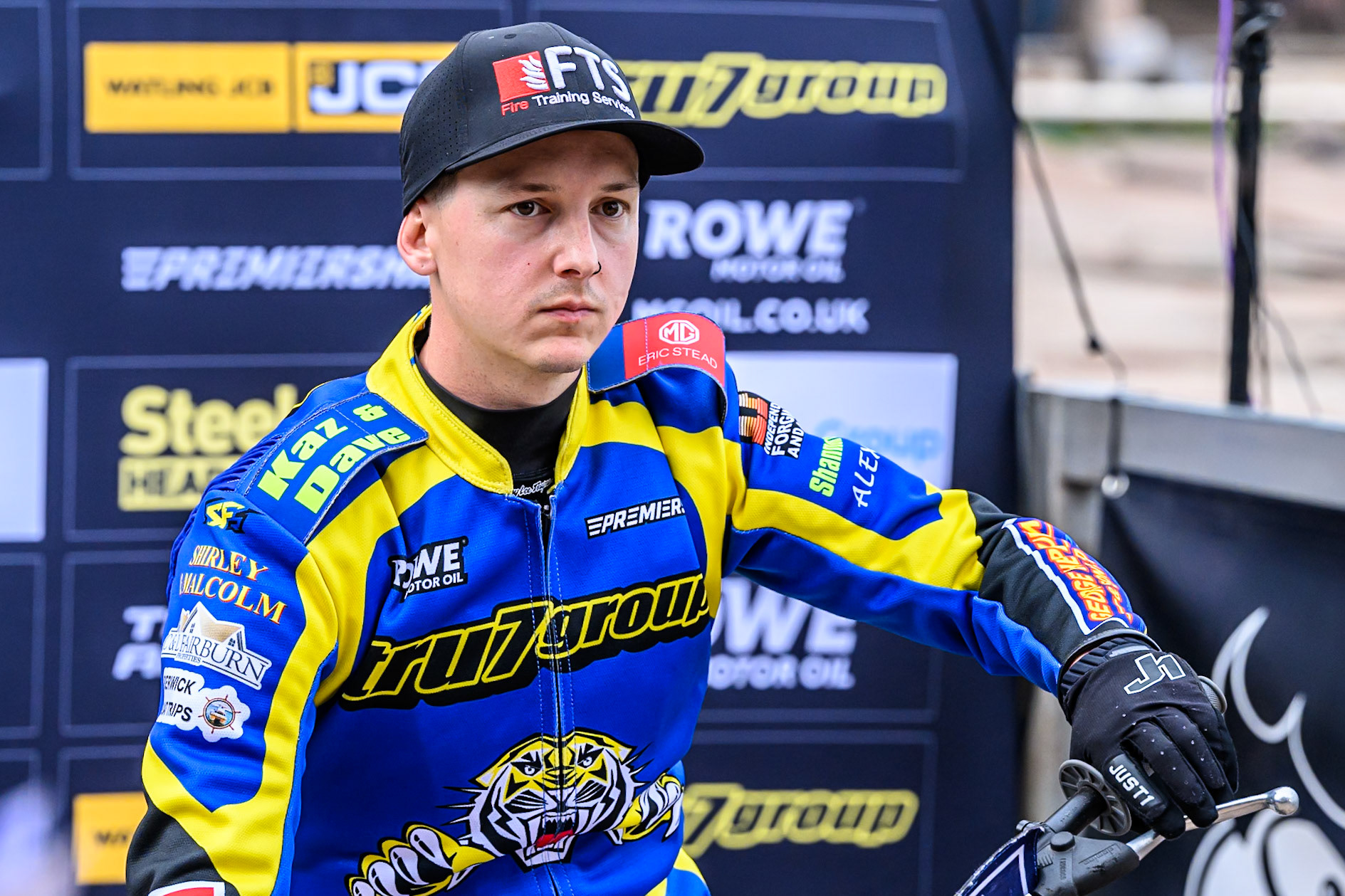 Jye Etheridge of Sheffield Tigers during the Rowe Motor Oil Premiership match between Sheffield Tigers and Belle Vue Aces at Owlerton Stadium, Sheffield on Monday 11th August 2025. (Photo: Ian Charles | MI News)