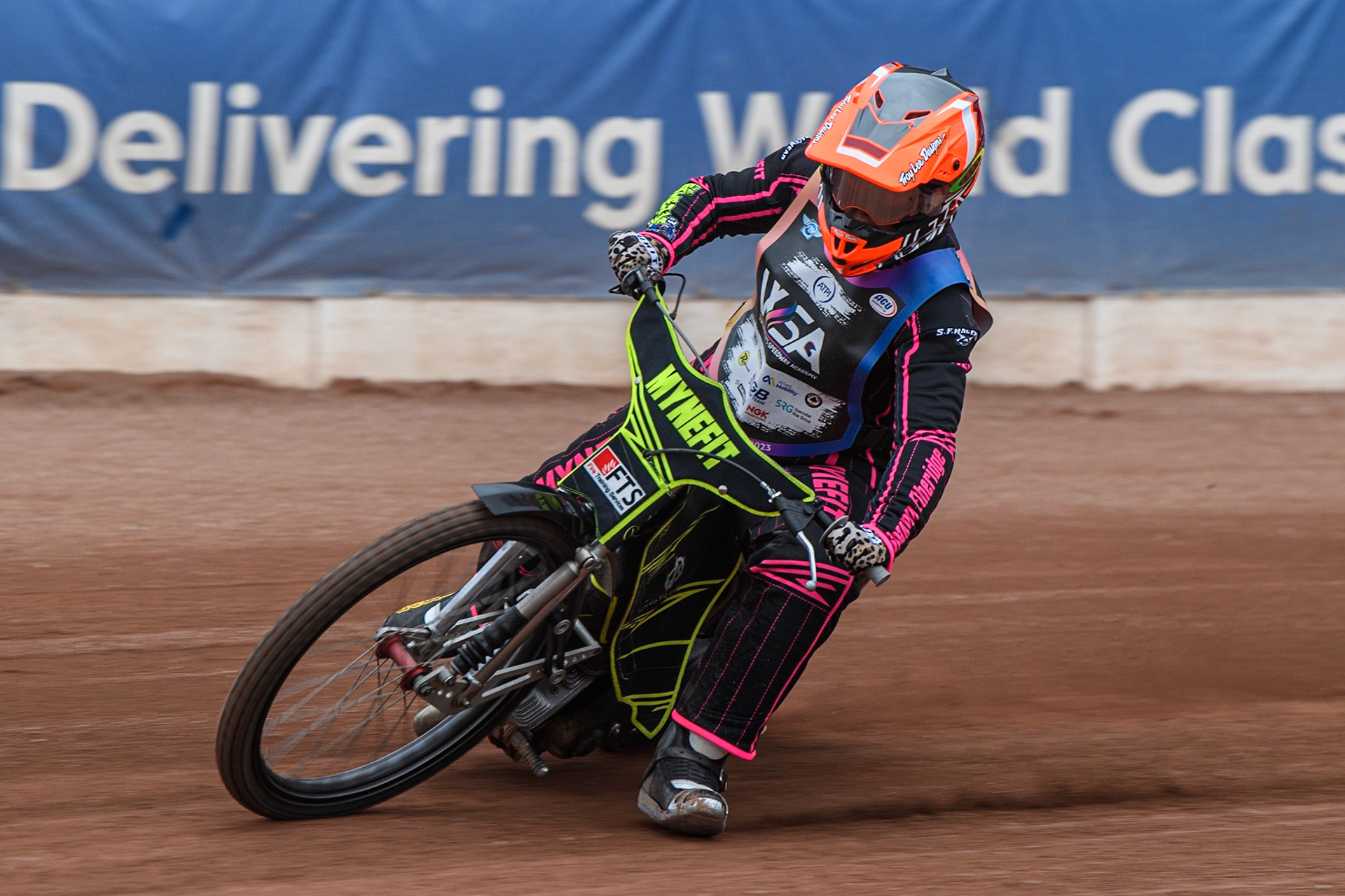 Bree Etheridge on track during the FIM Women's  Speedway Academy at the National Speedway Stadium, Manchester on Friday 4th August 2023. (Photo: Ian Charles | MI News)