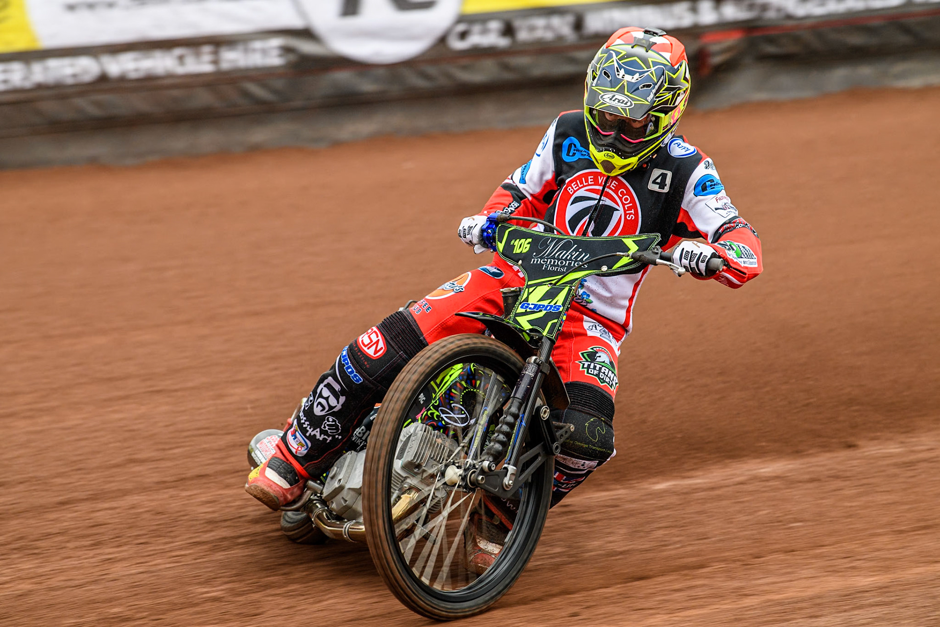 Belle Vue Colts' rider Luke Muff in action during the Belle Vue Aces Media Day at the National Speedway Stadium, Manchester on Monday 11th March 2024. (Photo: Ian Charles | MI News)