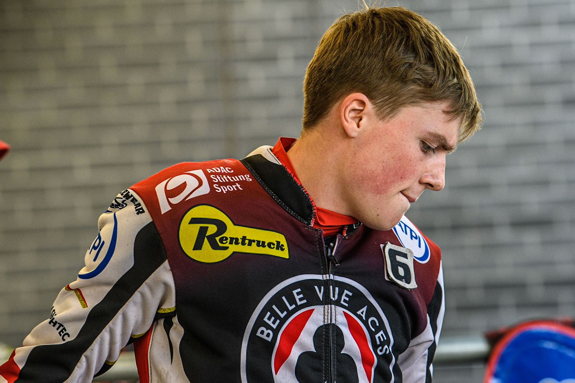 Norick Blodorn - Belle Vue ATPI Aces during the Sports Insure Premiership match between Belle Vue Aces and Wolverhampton Wolves at the National Speedway Stadium, Manchester on Monday 3rd July 2023. (Photo: Ian Charles | MI News)