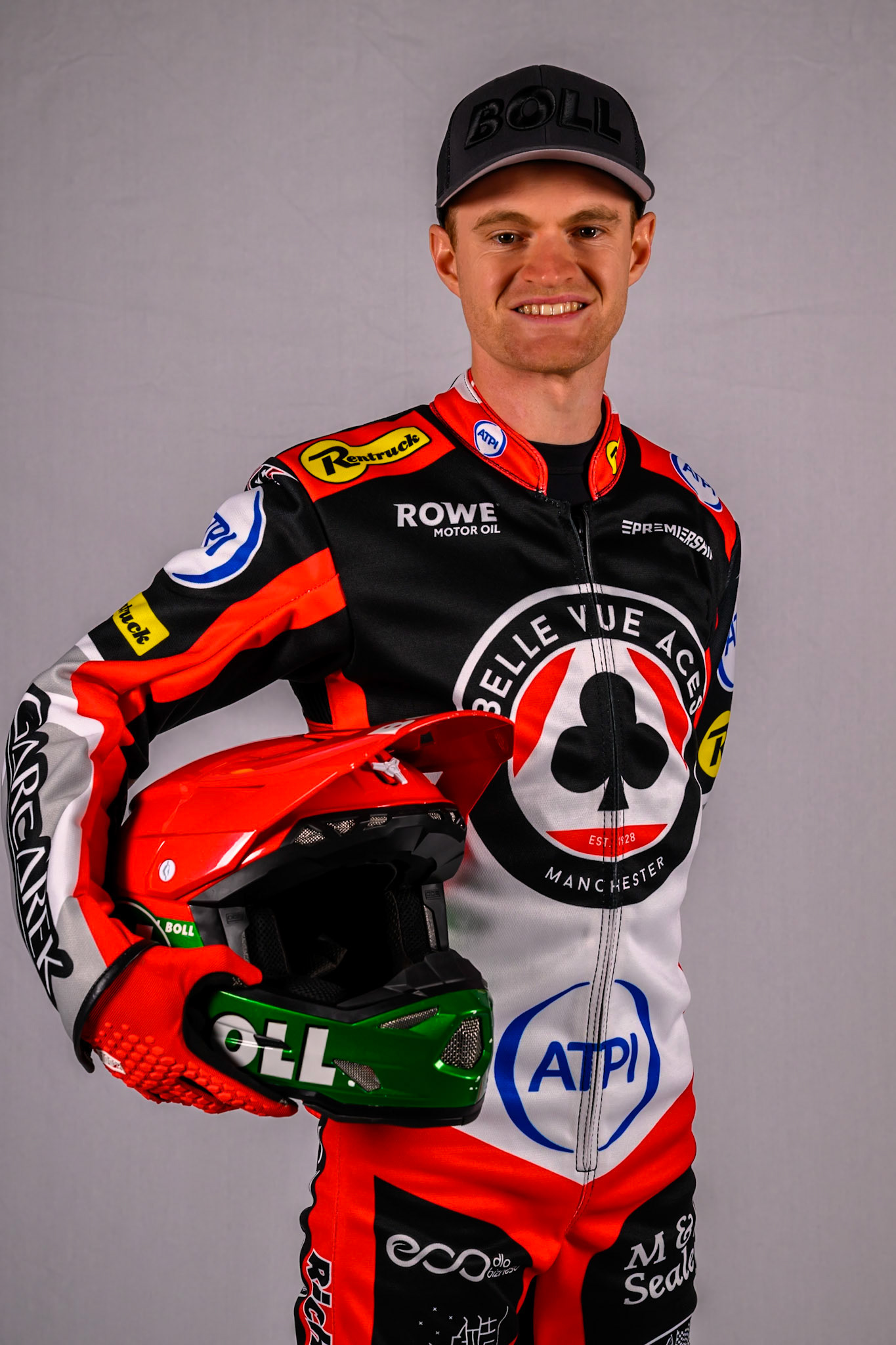 Brady Kurtz of Belle Vue Aces during the Belle Vue Aces Media Day at the National Speedway Stadium, Manchester on Wednesday 11th March 2026. (Photo: Ian Charles | MI News)