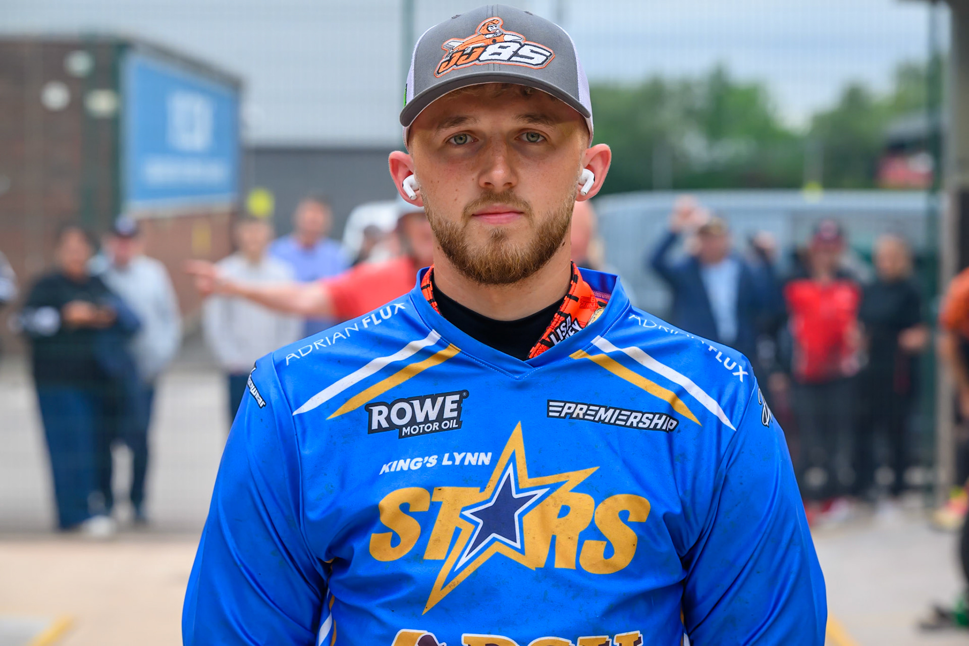 Jordan Jenkins of Kings Lynn Stars during the Rowe Motor Oil Premiership match between Belle Vue Aces and King's Lynn Stars at the National Speedway Stadium, Manchester on Monday 29th June 2026. (Photo: Ian Charles | MI News)