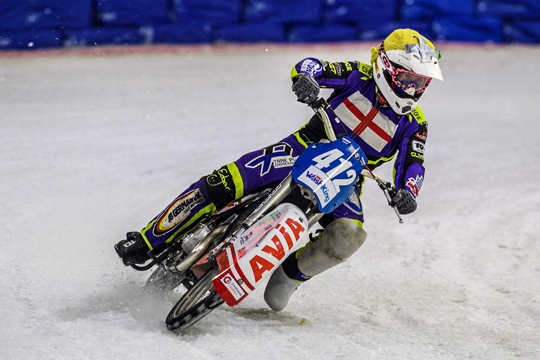Paul Cooper of Great Britain in action during the Roelof Thijs Bokaal at Ice Rink Thialf, Heerenveen, The Netherlands on Friday 5th April 2024. (Photo: Ian Charles | MI News)