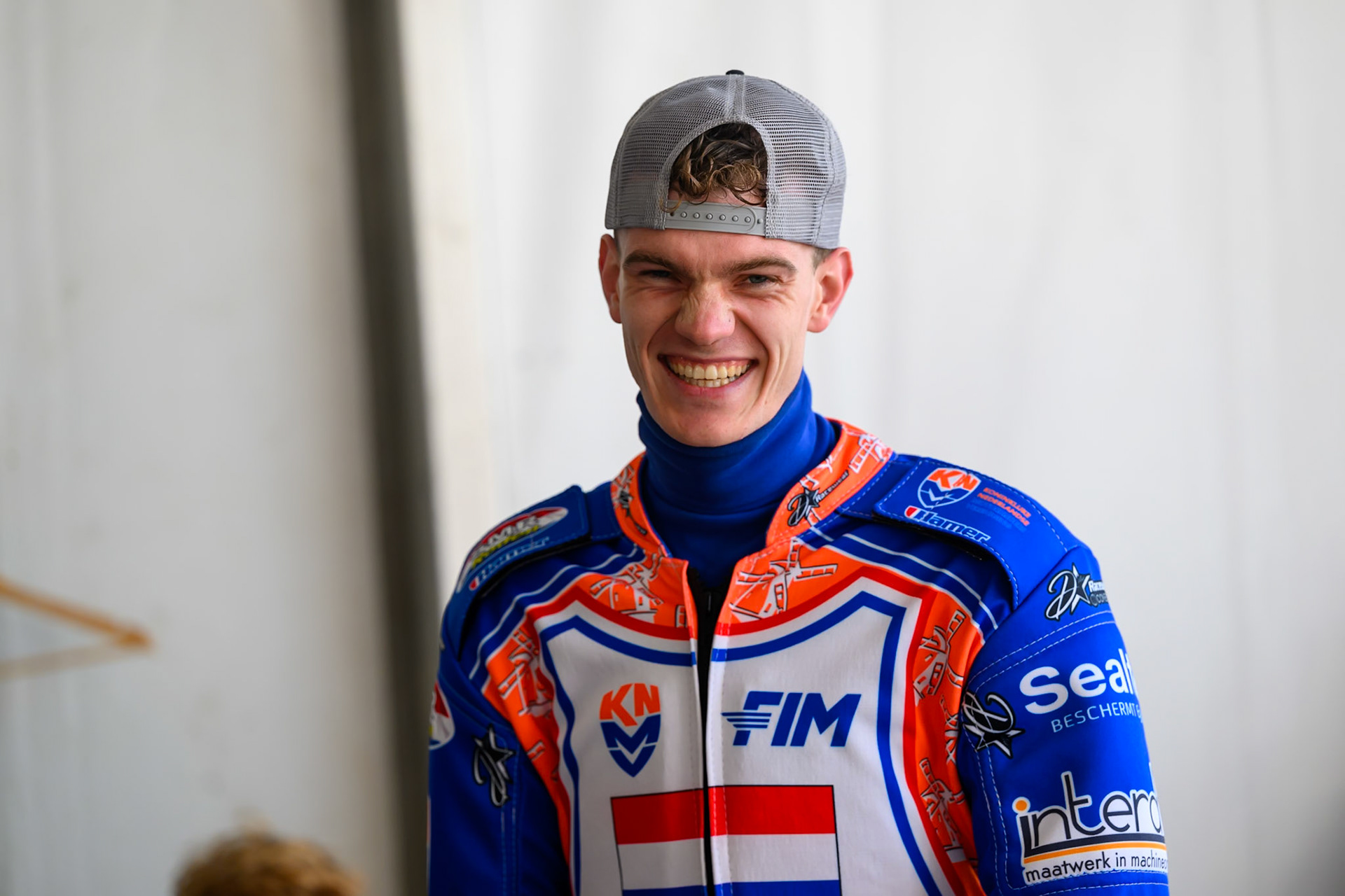 Dave Meijerink (15) of Netherlands during the FIM Long Track of Nations 2026 at the Speed Centre Roden in the Netherlands on Sunday 20th September 2026. (Photo: Ian Charles | MI News)