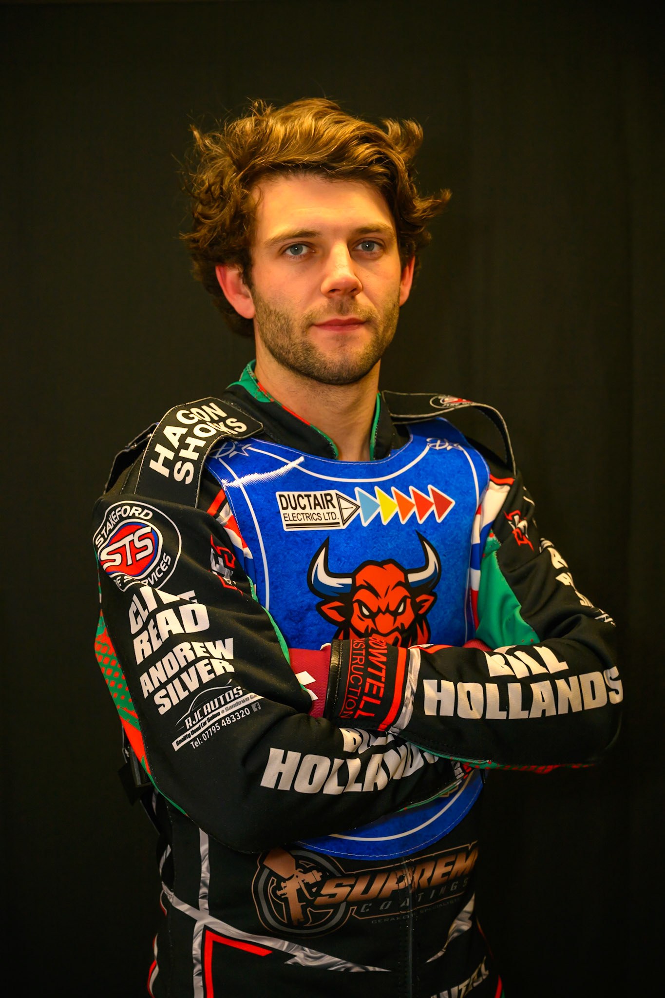 Alfie Bowtell during Buxton Bulls Press and Practice at Hi-Edge Speedway, Buxton on Monday 30th March 2026. (Photo: Ian Charles | MI News)