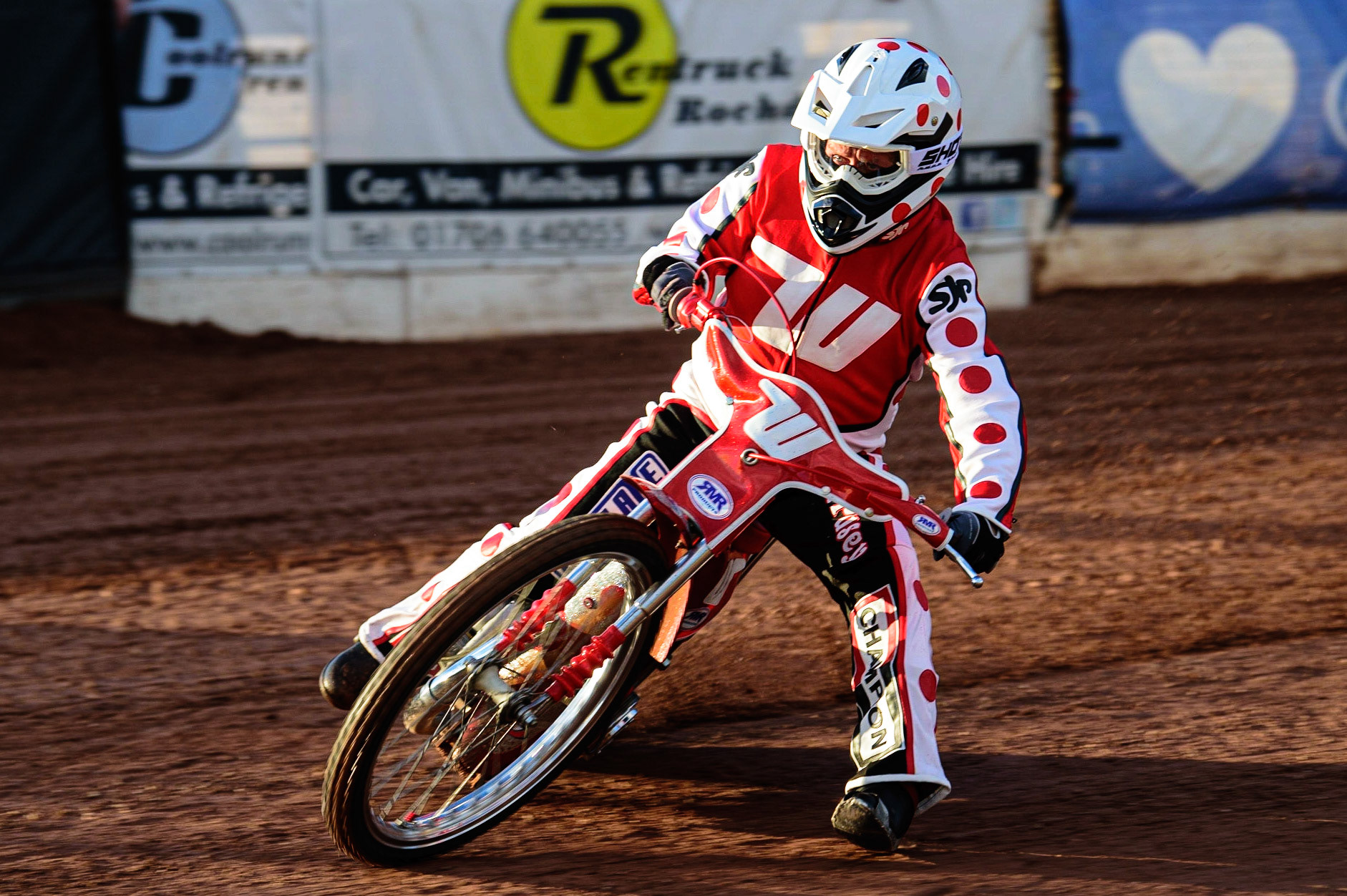 Geoff Pusey on his restored Weslake doing some demonstration laps during the National Development League match between Belle Vue Aces and Leicester Lions at the National Speedway Stadium, Manchester on Friday 19th August 2022. (Credit: Ian Charles | MI News)