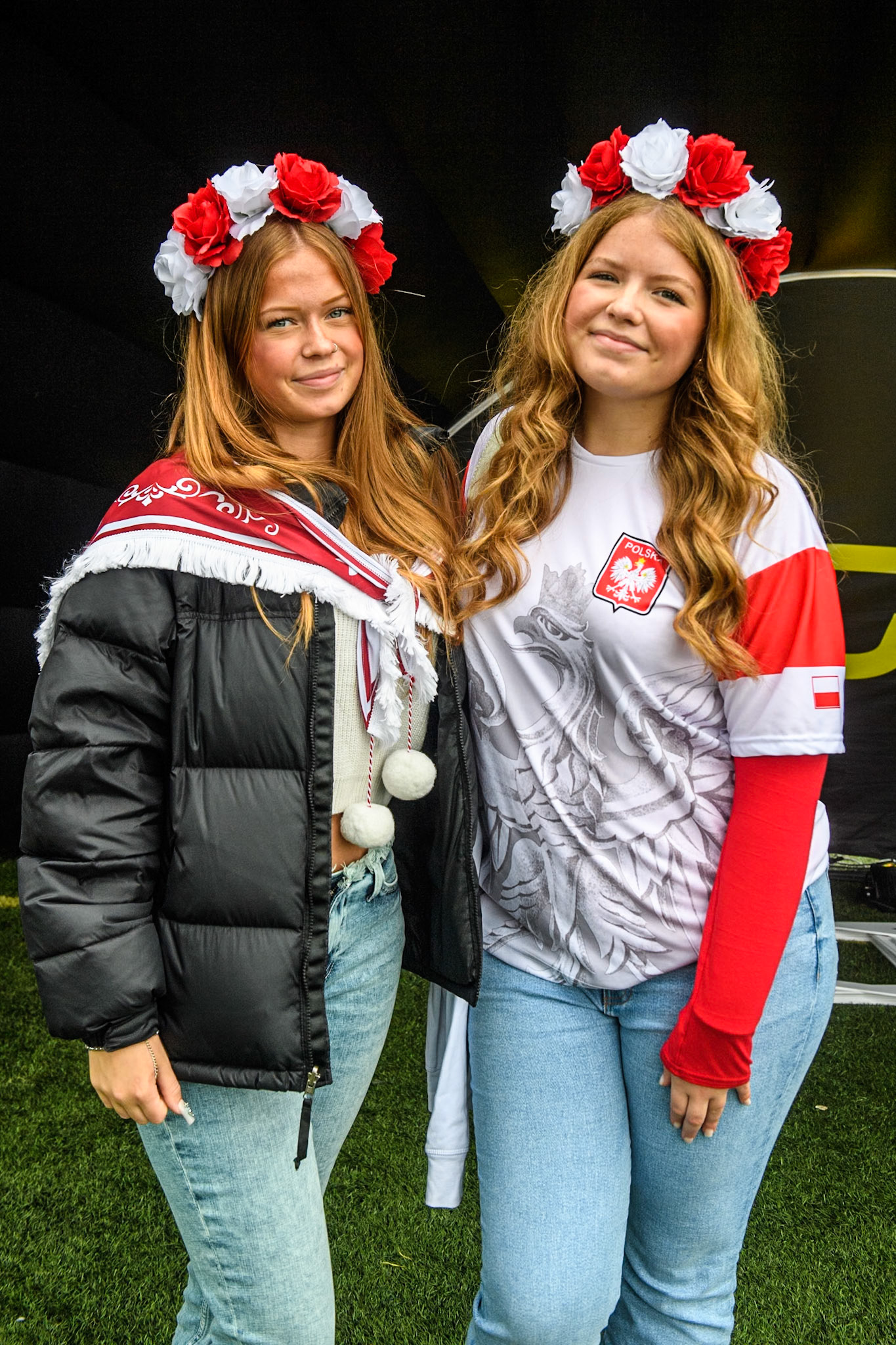Polish fans in the Fan Zone during the Monster Energy FIM Speedway of Nation Final at the National Speedway Stadium, Manchester on Saturday 13th July 2024. (Photo: Ian Charles | MI News)