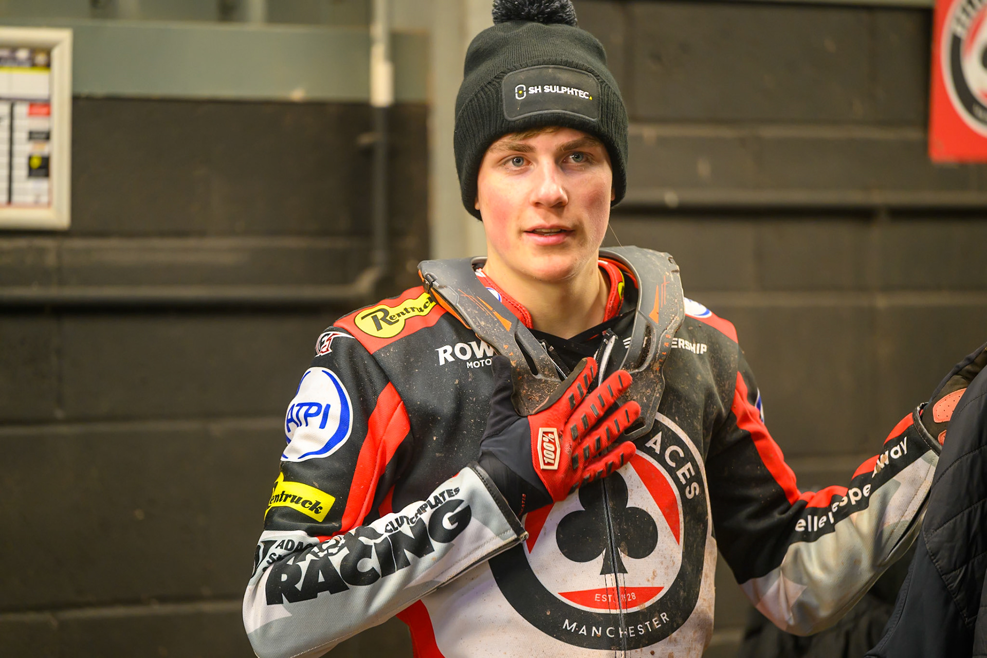 Norick Blodorn of Belle Vue Aces during the Rowe Motor Oil Premiership Grand Final 2nd Leg between Belle Vue Aces and Sheffield Tigers at the National Speedway Stadium, Manchester on Friday 16th October 2026. (Photo: Ian Charles | MI News)