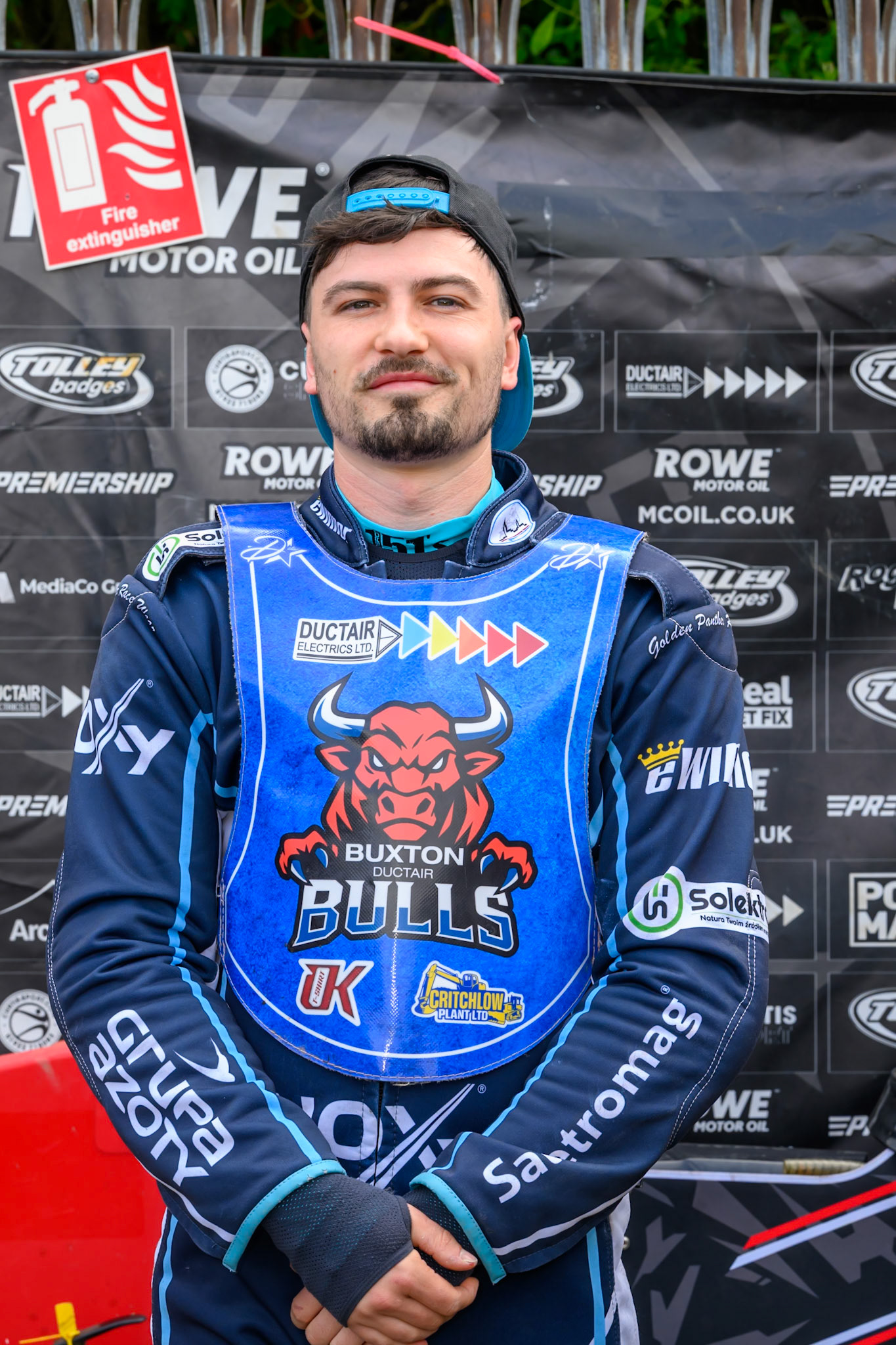 Ryan Ashcroft of Buxton Bulls during the WSRA National Development League match between Buxton Bulls and Edinburgh Monarchs Academy at Hi-Edge Speedway, Buxton on Sunday 14th June 2026. (Photo: Ian Charles | MI News)