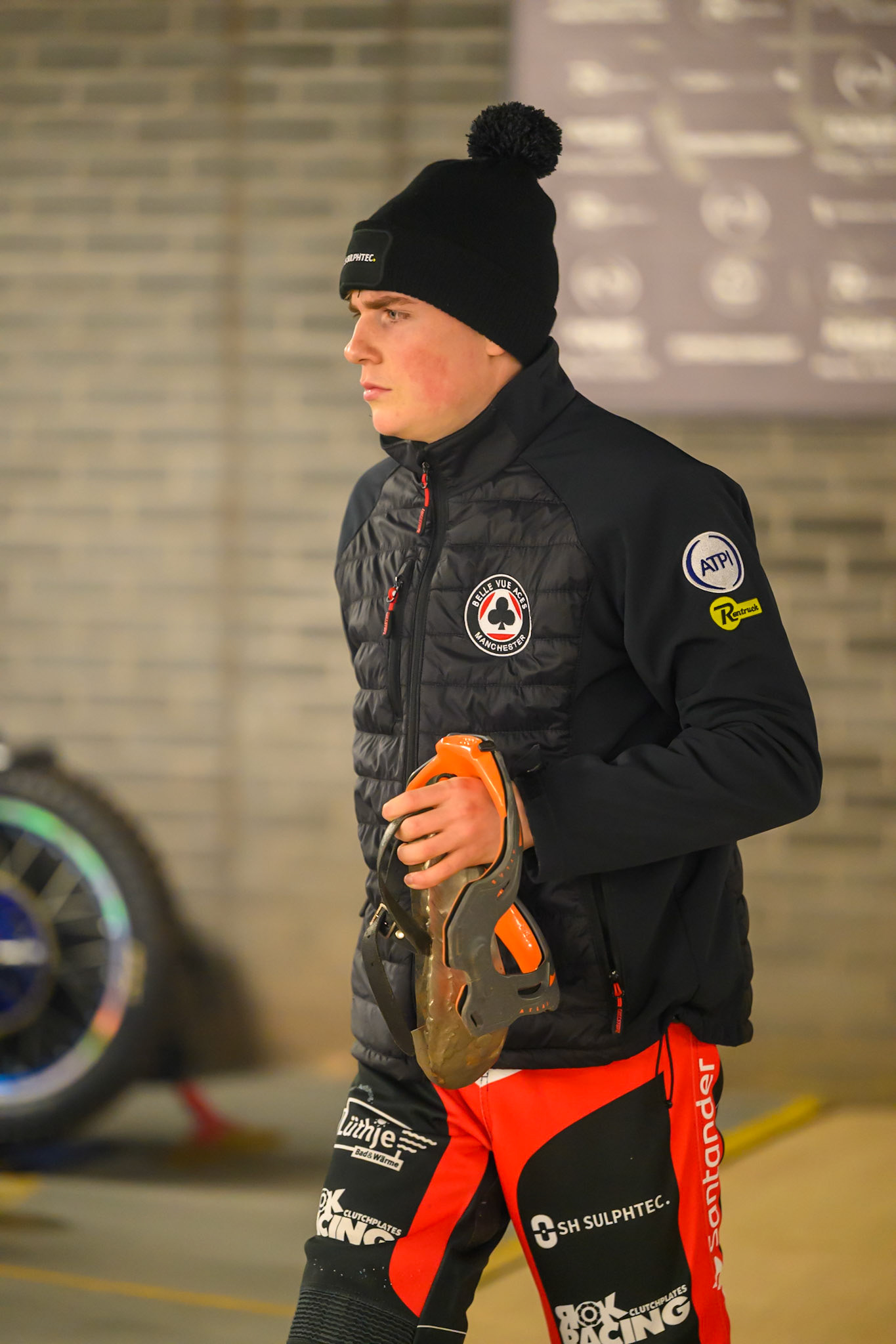 Norick Blodorn of Belle Vue Aces during the Rowe Motor Oil Premiership Grand Final 2nd Leg between Belle Vue Aces and Sheffield Tigers at the National Speedway Stadium, Manchester on Friday 16th October 2026. (Photo: Ian Charles | MI News)
