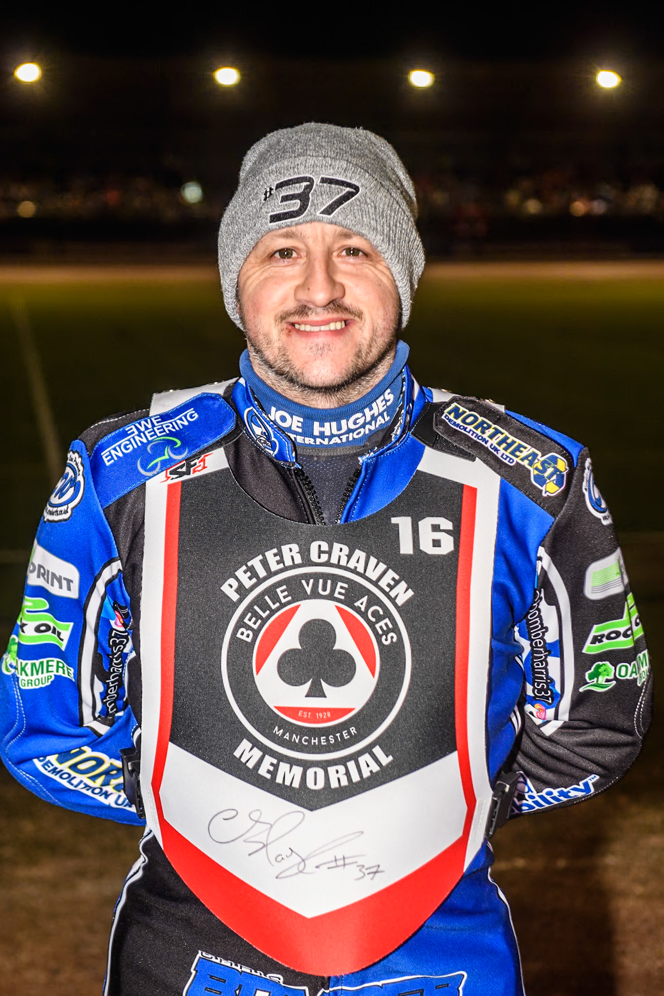 England's Chris Harris during the Peter Craven Memorial Trophy meeting at the National Speedway Stadium, Manchester on Monday 18th March 2024. (Photo: Ian Charles | MI News)