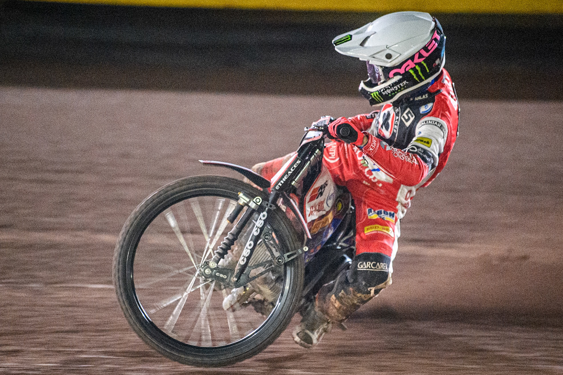 Belle Vue Aces' Dan Bewley in action during the Rowe Motor Oil Premiership Grand Final 2nd Leg between Leicester Lions and Belle Vue Aces at the Pidcock Motorcycles Arena, Leicester on Thursday 26th September 2024. (Photo: Ian Charles | MI News)