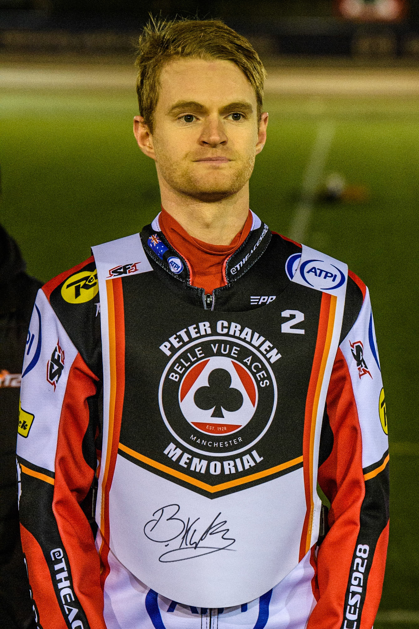 Brady Kurtz during the Peter Craven Memorial Trophy at the National Speedway Stadium, Manchester on Monday 17th March 2025. (Photo: Ian Charles | MI News)