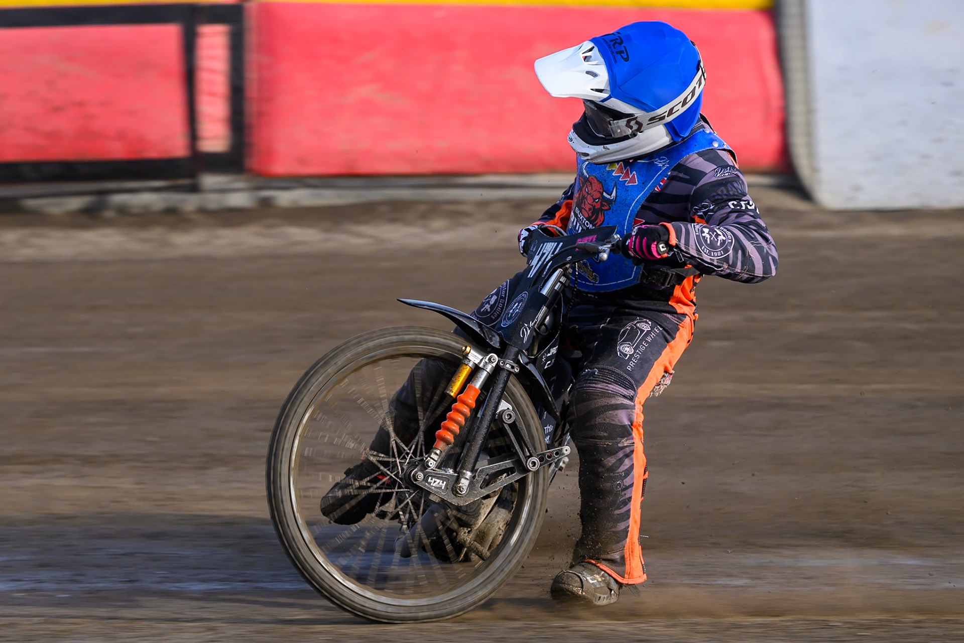 Jack Roberts of Buxton Bulls   in action during the WSRA National Development League match between Buxton Bulls and Leicester Lion Cubs at Hi-Edge Speedway, Buxton on Sunday 4th October 2026. (Photo: Ian Charles | MI News)