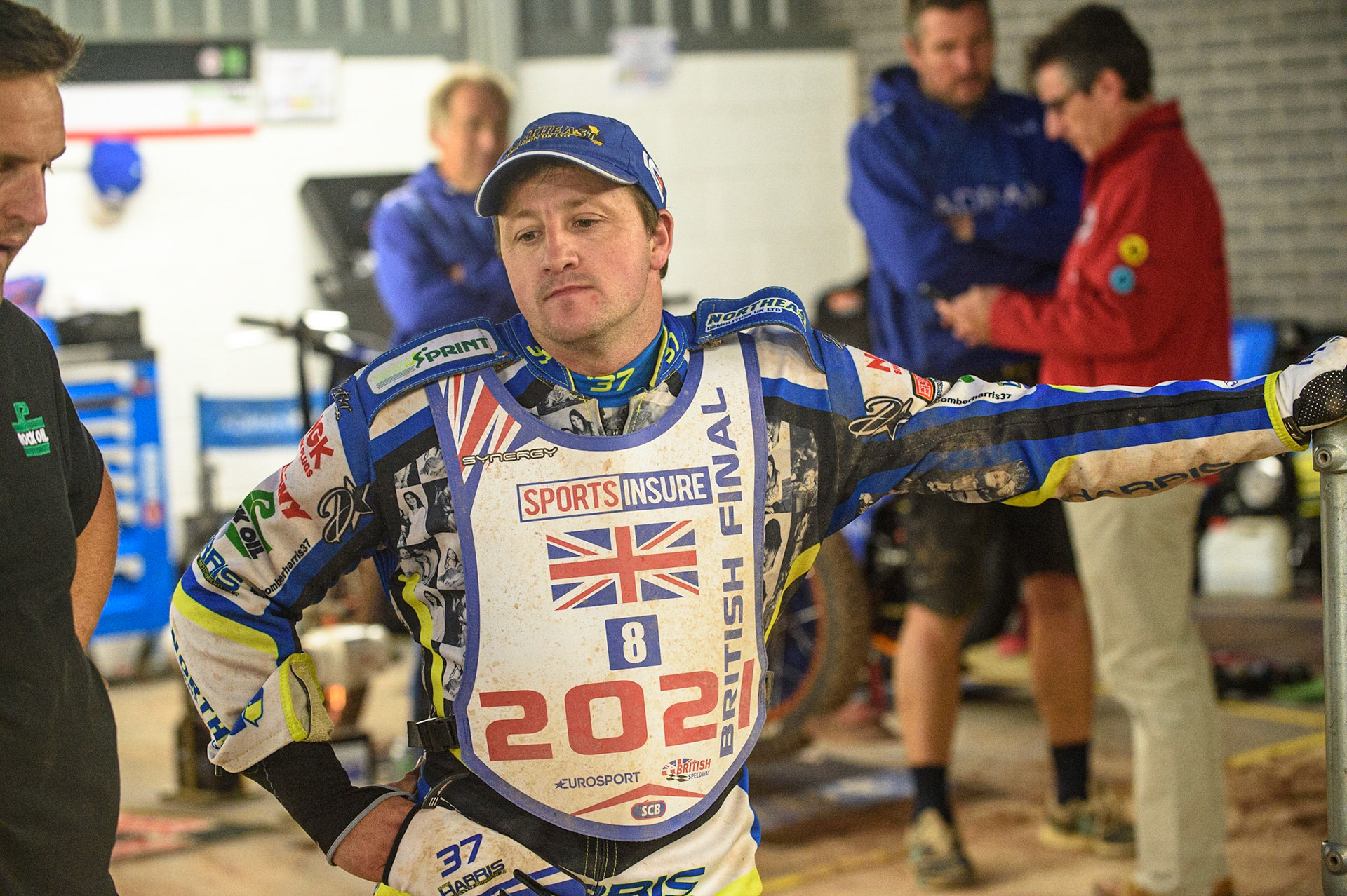 MANCHESTER, UK. AUGUST 16TH   Chris Harris  during the Sports Insure British Speedway Finals at the National Speedway Stadium, Manchester on Monday 16th August 2021. (Credit: Ian Charles | MI News)