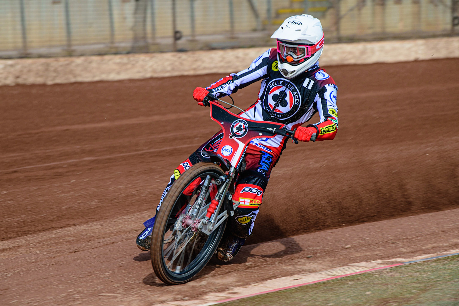 MANCHESTER, UK. MAR 14TH Max Fricke - Belle Vue 'ATPI' Aces during the Belle Vue Speedway Media Day at the National Speedway Stadium, Manchester on Monday 14th March 2022. (Credit: Ian Charles | MI News)
