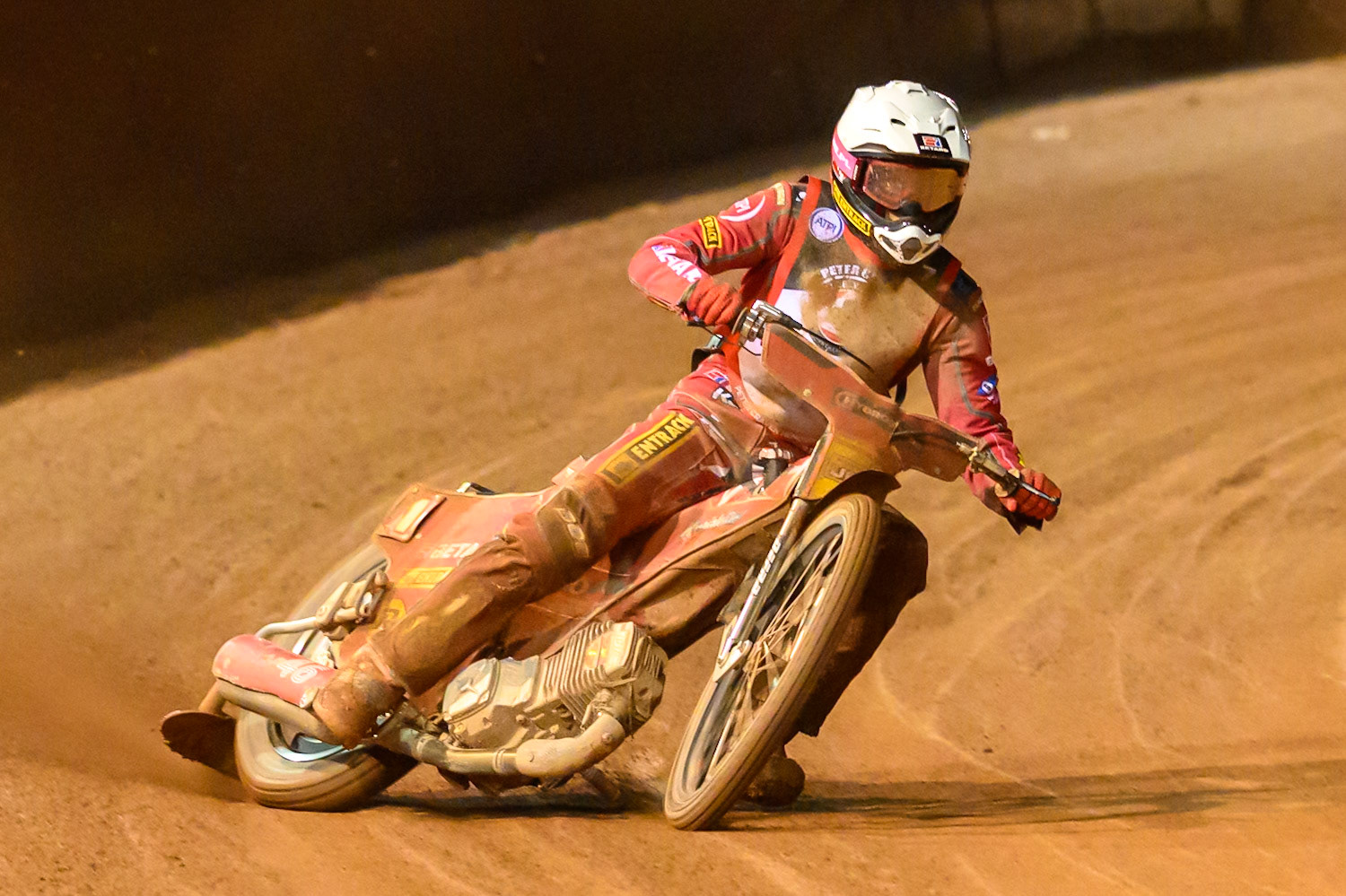Max Fricke  in action during the Peter Craven Memorial Trophy at the National Speedway Stadium, Manchester, on Monday 16th March 2026. (Photo: Ian Charles | MI News)