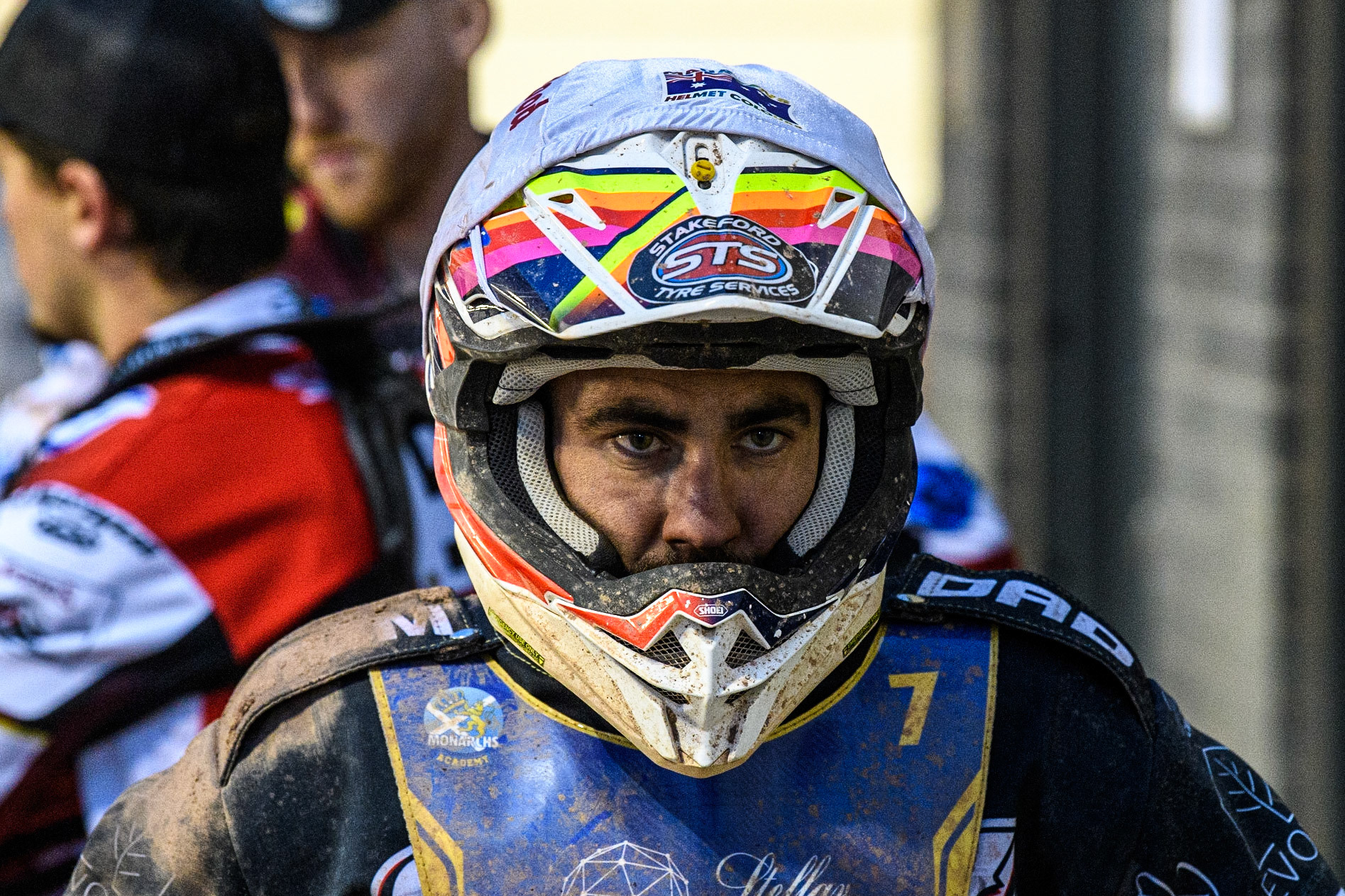 Dayle Wood waits to go out during the National Development League match between Belle Vue Colts and Edinburgh Monarchs Academy at the National Speedway Stadium, Manchester on Friday 21st July 2023. (Photo: Ian Charles | MI News)