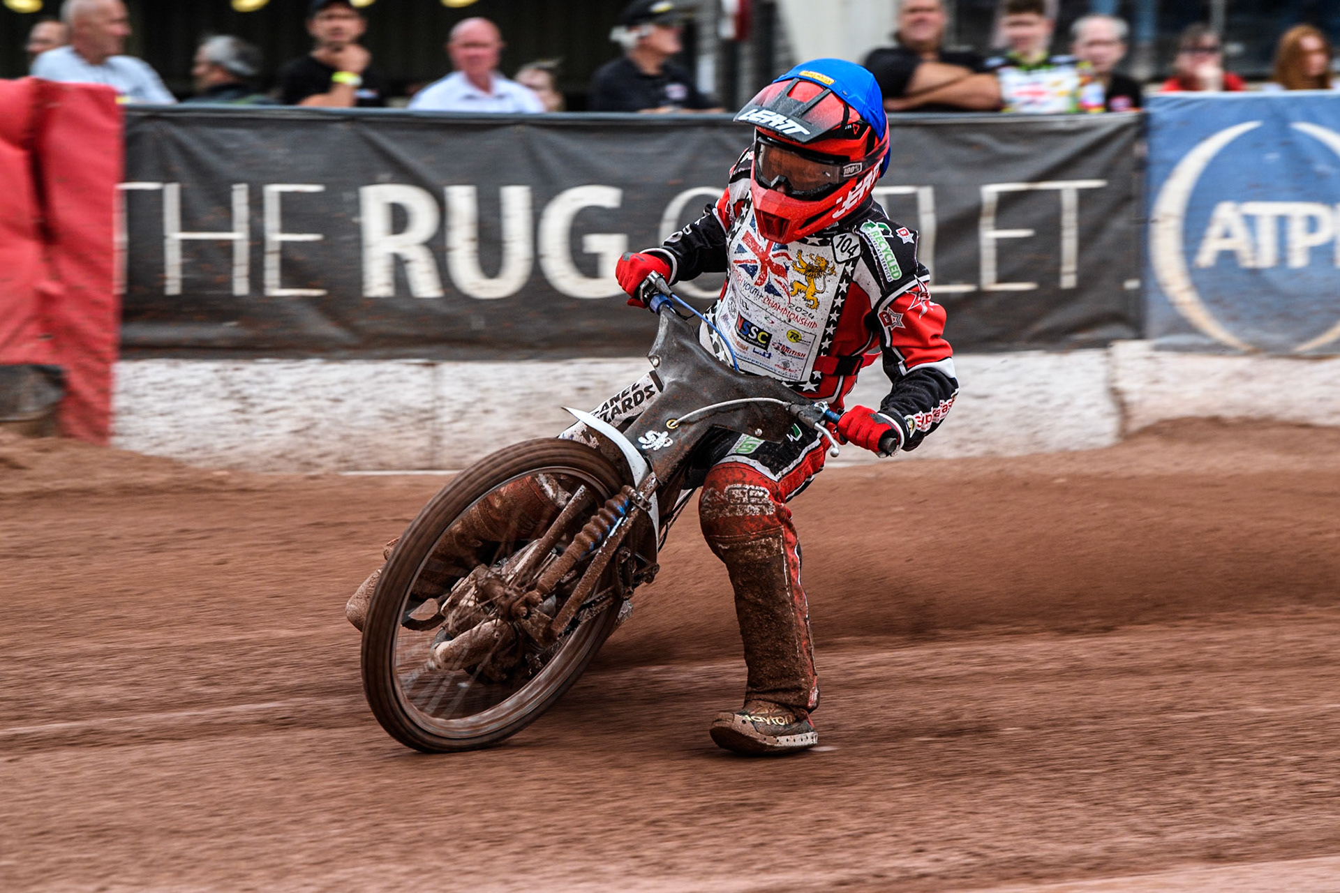 Joe Crewe (500cc)   in action during the British Youth 500cc Championships at the National Speedway Stadium, Manchester on Friday 2nd August 2024. (Photo: Ian Charles | MI News)