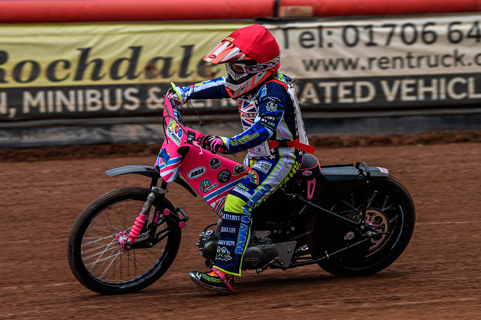 Chloe Davis  in action  during the British Youth Championships at the National Speedway Stadium, Manchester on Friday 12th May 2023. (Photo: Ian Charles | MI News)
