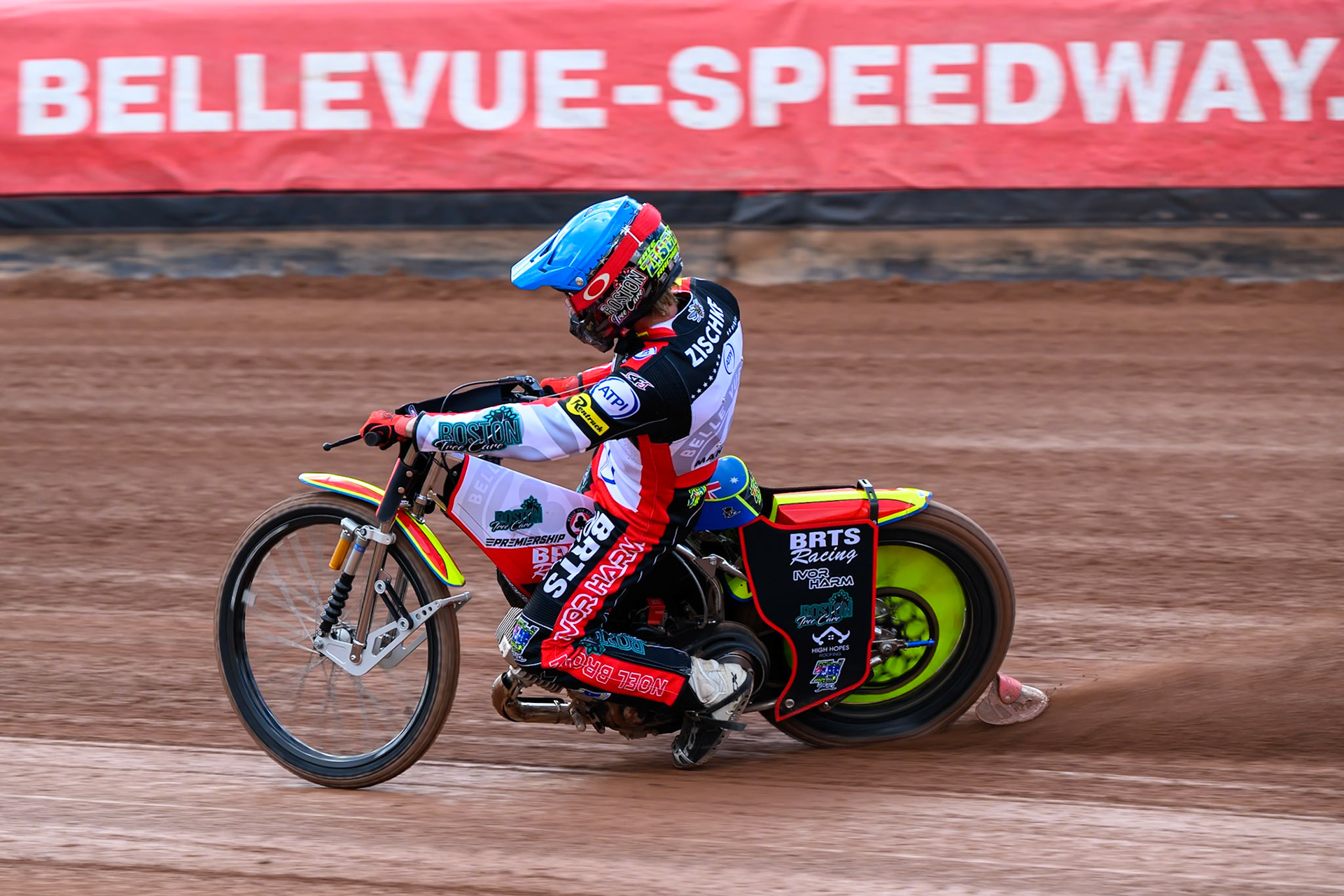 Tate Zischke of Belle Vue Aces in action during the Belle Vue Aces Media Day at the National Speedway Stadium, Manchester on Wednesday 11th March 2026. (Photo: Ian Charles | MI News)