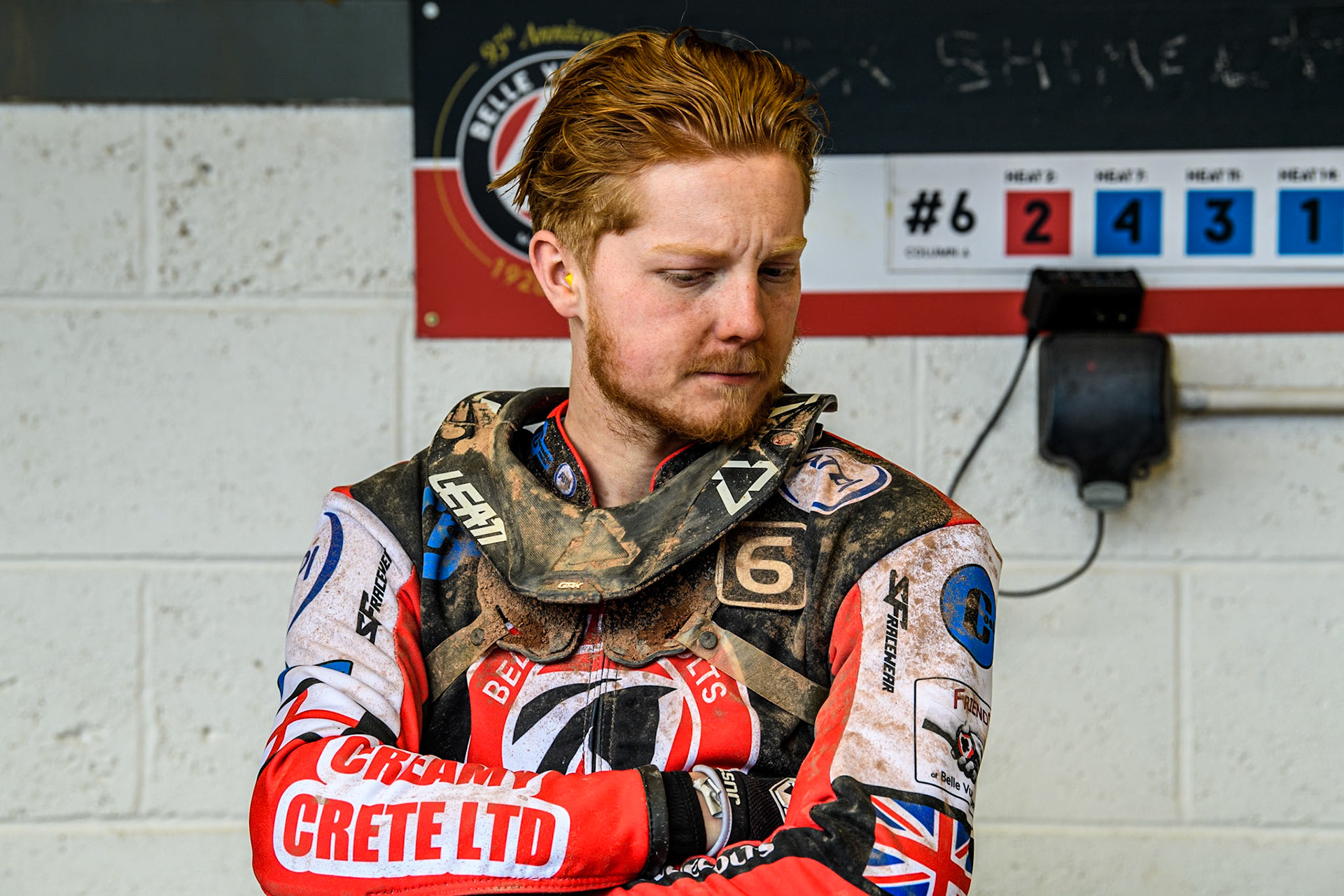 Belle Vue Colts' Jack Shimelt during the WSRA National Development League match between Belle Vue Colts and Leicester Lion Cubs at the National Speedway Stadium, Manchester on Friday 29th March 2024. (Photo: Ian Charles | MI News)
