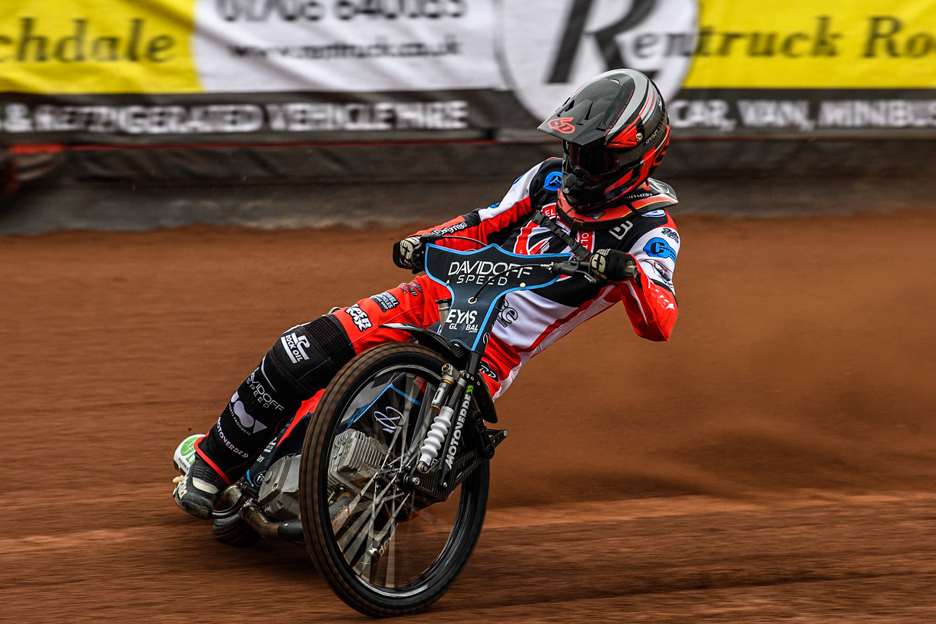 Belle Vue Colts' rider Freddy Hodder in action during the Belle Vue Aces Media Day at the National Speedway Stadium, Manchester on Monday 11th March 2024. (Photo: Ian Charles | MI News)