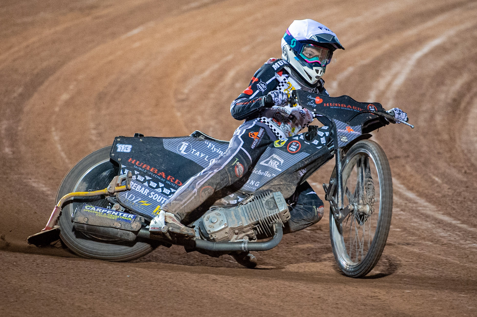 Photo: Ian CharlesVinnie Foord in action  (500cc B Class) British Youth Speedway Championship (Round 5), National Speedway Stadium, Manchester Saturday  10  October  2020