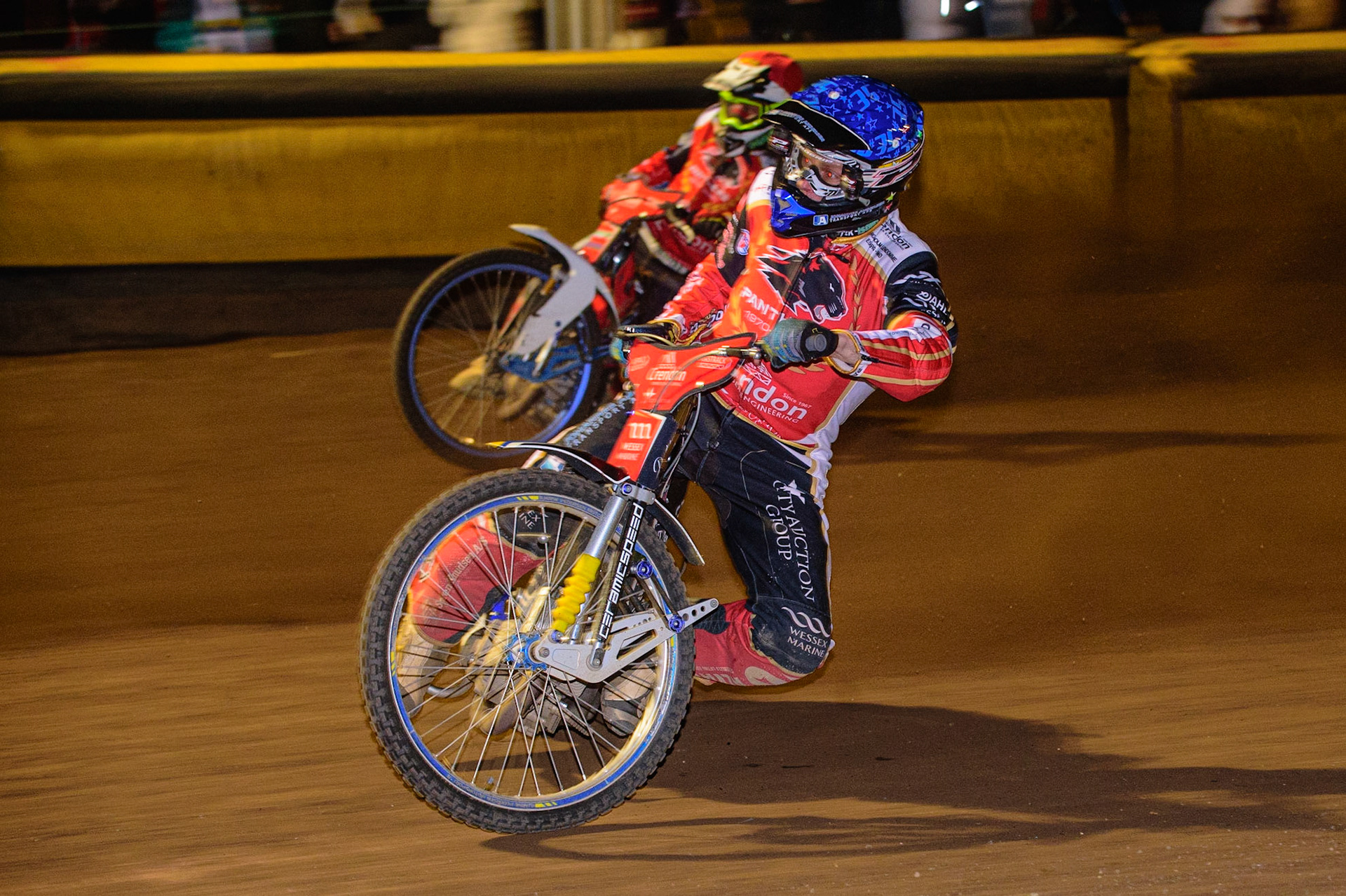 PETERBOROUGH, UK. OCT 14TH Craig Cook makes his final UK appearance as he retires at the end of the season during the SGB Premiership Grand Final 2nd leg between Peterborough and Belle Vue Aces at East of England Showground, Peterborough on Thursday 14th October 2021. (Credit: Ian Charles | MI News)