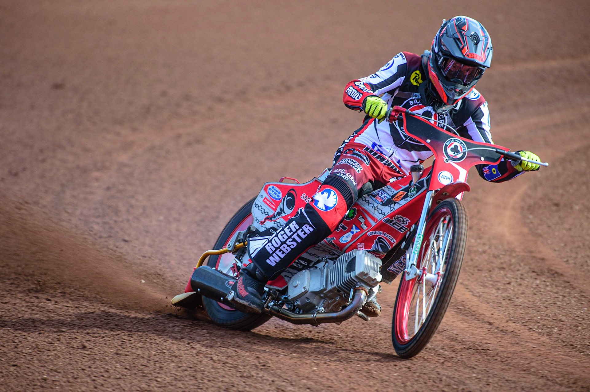 MANCHESTER, UK. MAR 14TH Connor Bailey in action during the Belle Vue Speedway Media Day at the National Speedway Stadium, Manchester on Monday 14th March 2022. (Credit: Ian Charles | MI News)