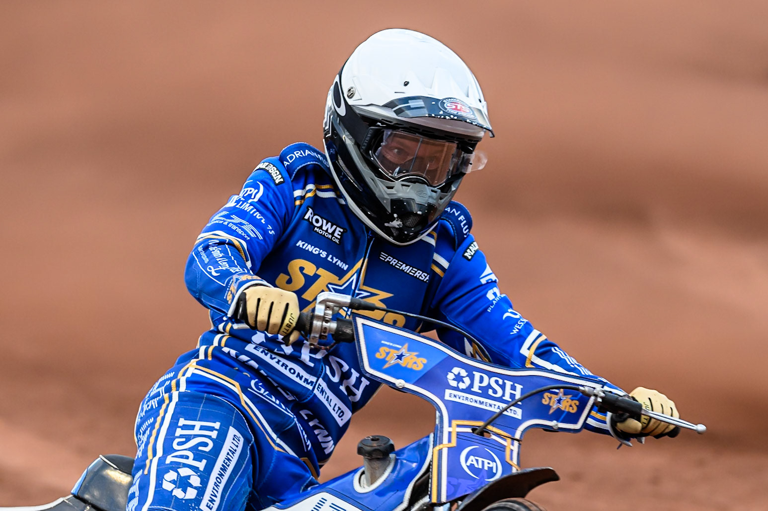 Kings Lynn Stars' Nicolai Klindt during the Rowe Motor Oil Premiership match between Belle Vue Aces and King's Lynn Stars at the National Speedway Stadium, Manchester on Monday 23rd June 2025. (Photo: Ian Charles | MI News)