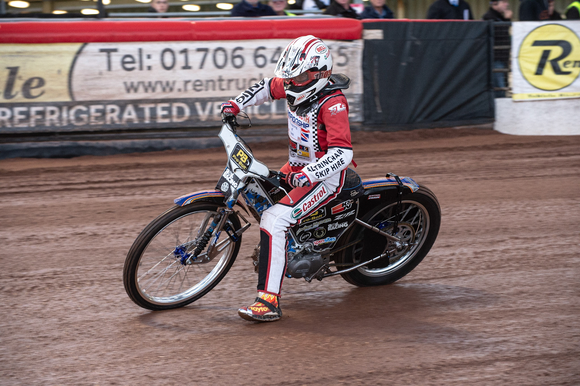 Photo by Ian Charles:

Katy Gordon in action

Belle Vue Aces v Wolverhampton Wolves, SGB Premiership, National Speedway Stadium, Manchester, Monday, 19, August, 2019