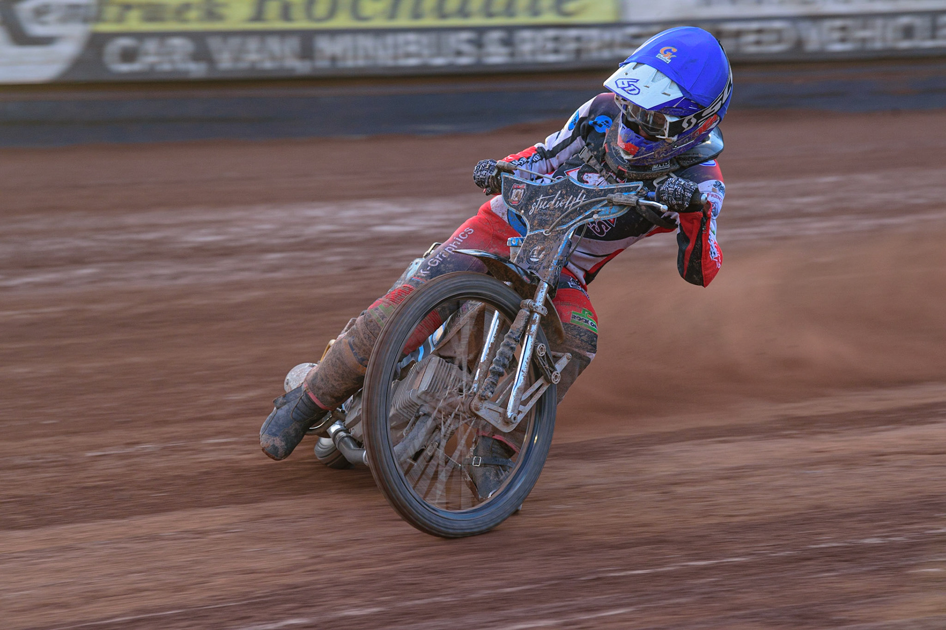 MANCHESTER, UK. MAY 27TH Freddy Hodder  in action  for Belle Vue Cool Running Colts  during the National Development League match between Belle Vue Colts and Armadale Devils at the National Speedway Stadium, Manchester on Friday 27th May 2022. (Credit: Ian Charles | MI News)
