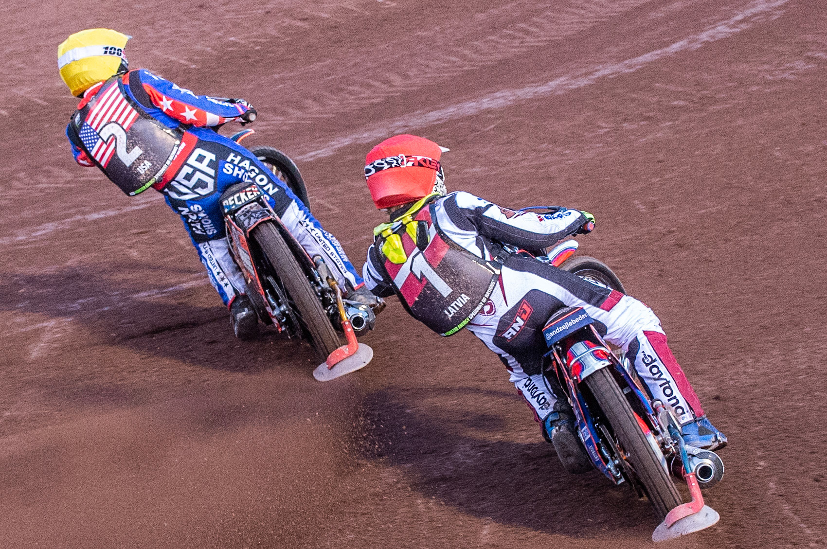 Photo: Ian Charles

Luke Becker (Yellow) leads Andzejs Lebedevs (Red)


Monster Energy FIM Speedway Of Nations, Race Off 2, Belle Vue National Speedway Stadium, Manchester 7 May  2019