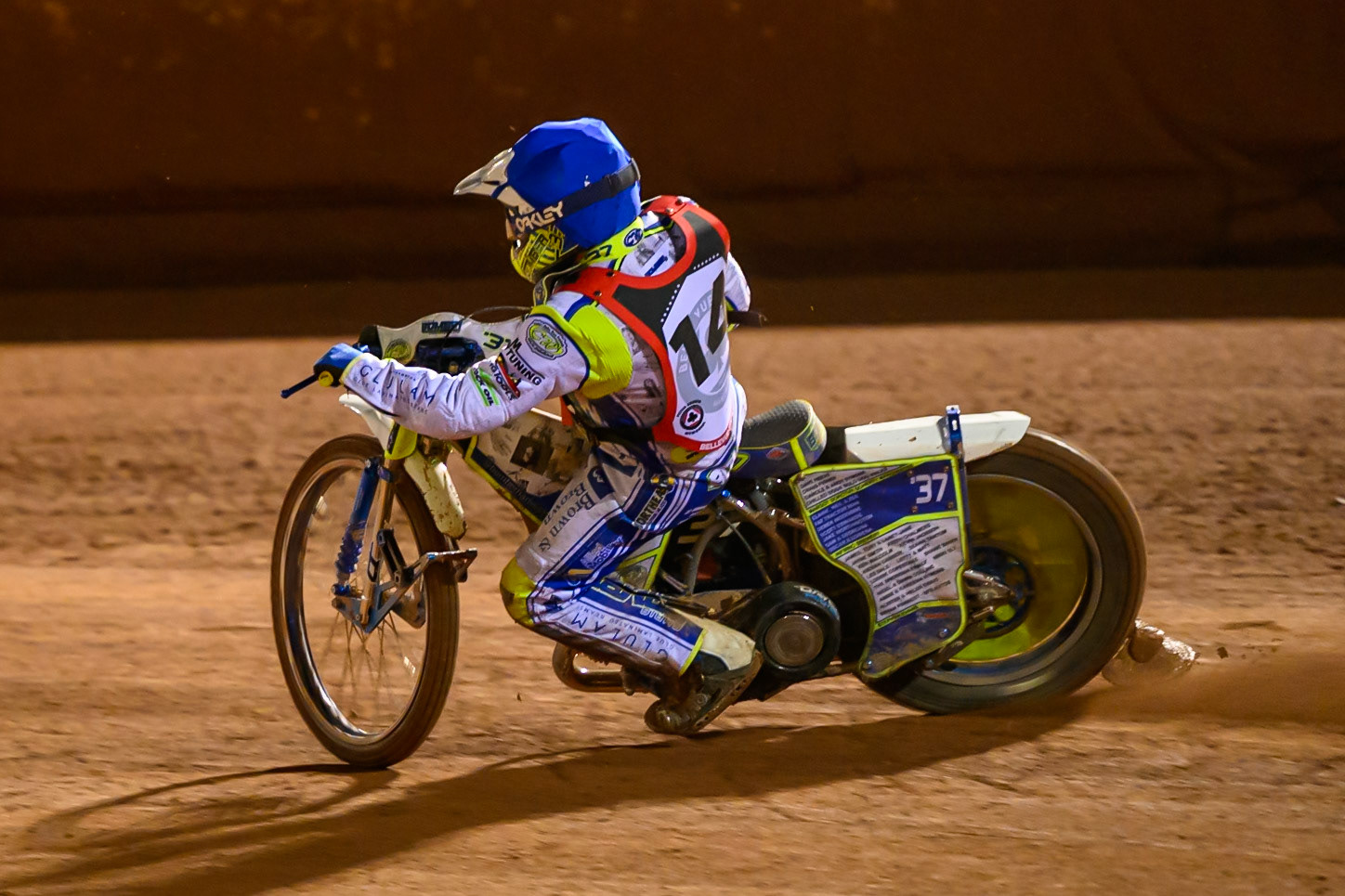Chris Harris  in action during the Peter Craven Memorial Trophy at the National Speedway Stadium, Manchester, on Monday 16th March 2026. (Photo: Ian Charles | MI News)